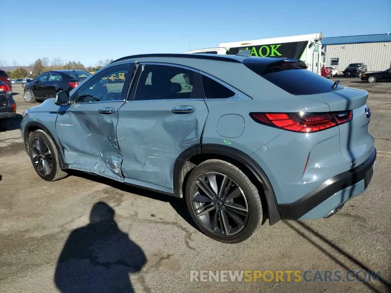 2 Photograph of a damaged car 3PCAJ5KR2PF123868 INFINITI QX55 ESSEN 2023