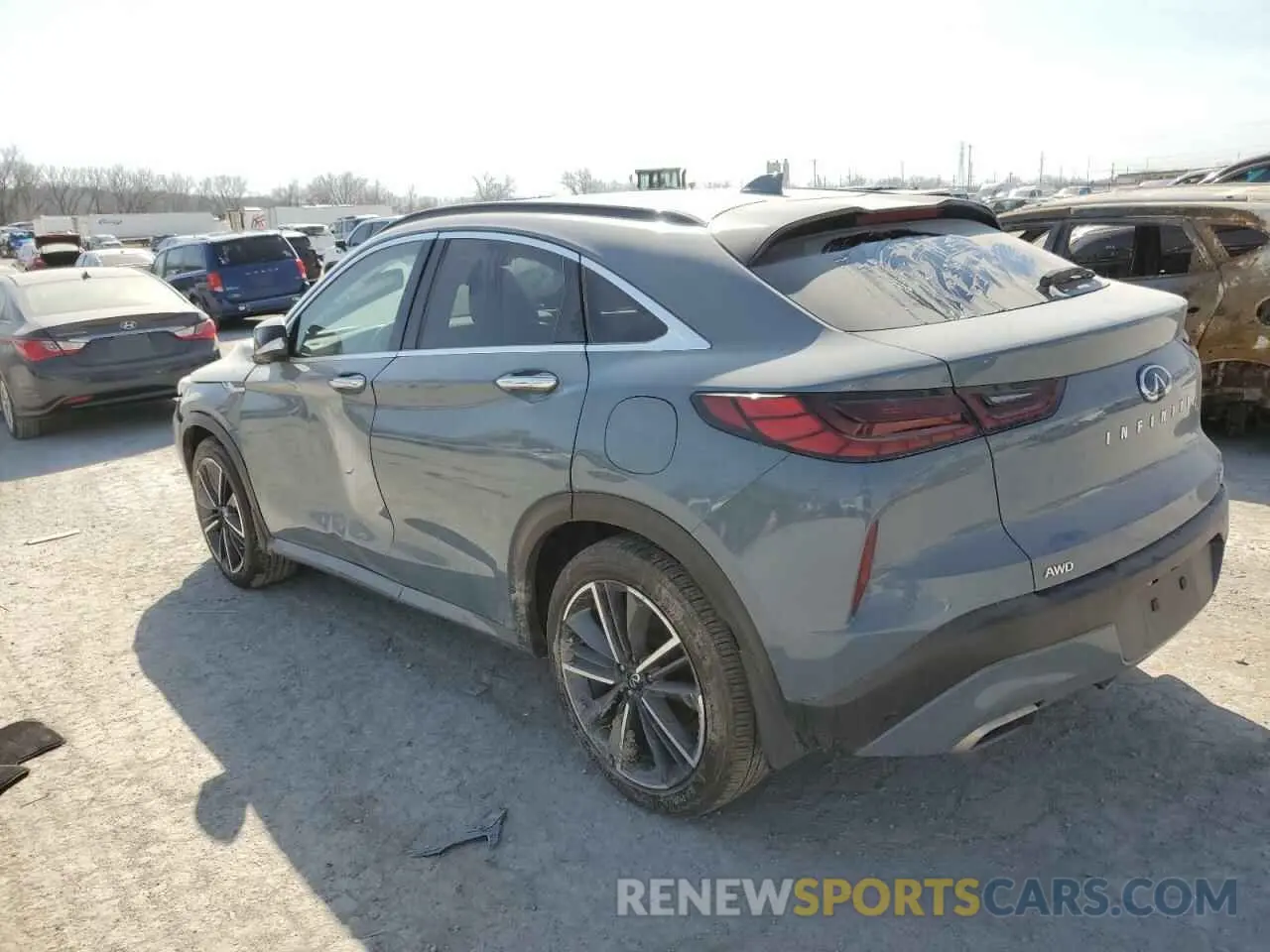2 Фотография поврежденного автомобиля 3PCAJ5KR7PF115801 INFINITI QX55 ESSEN 2023