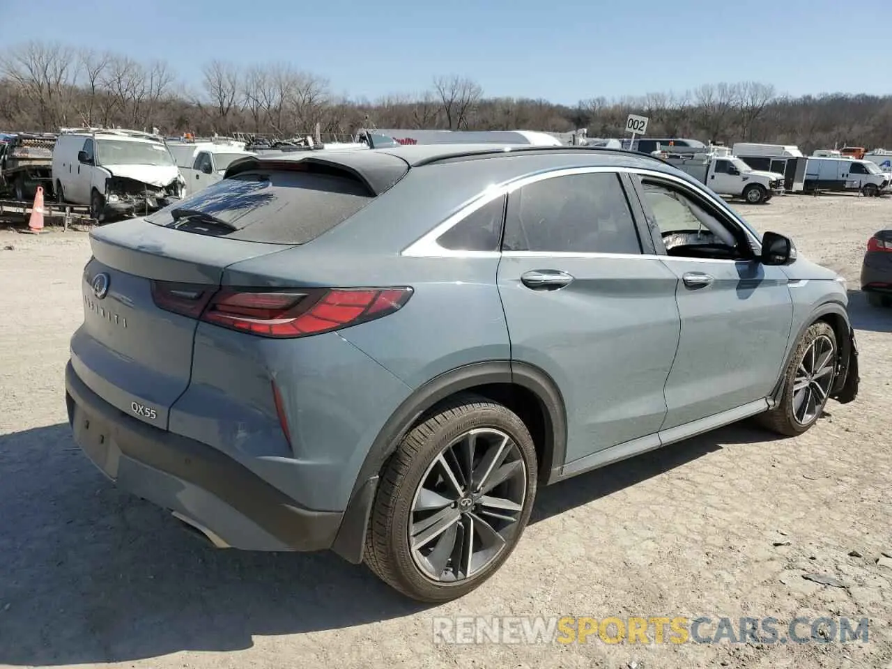 3 Фотография поврежденного автомобиля 3PCAJ5KR7PF115801 INFINITI QX55 ESSEN 2023