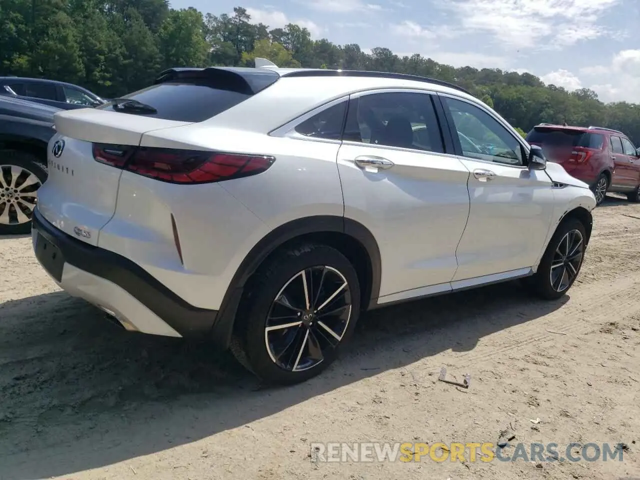 3 Фотография поврежденного автомобиля 3PCAJ5KR3RF109092 INFINITI QX55 ESSEN 2024