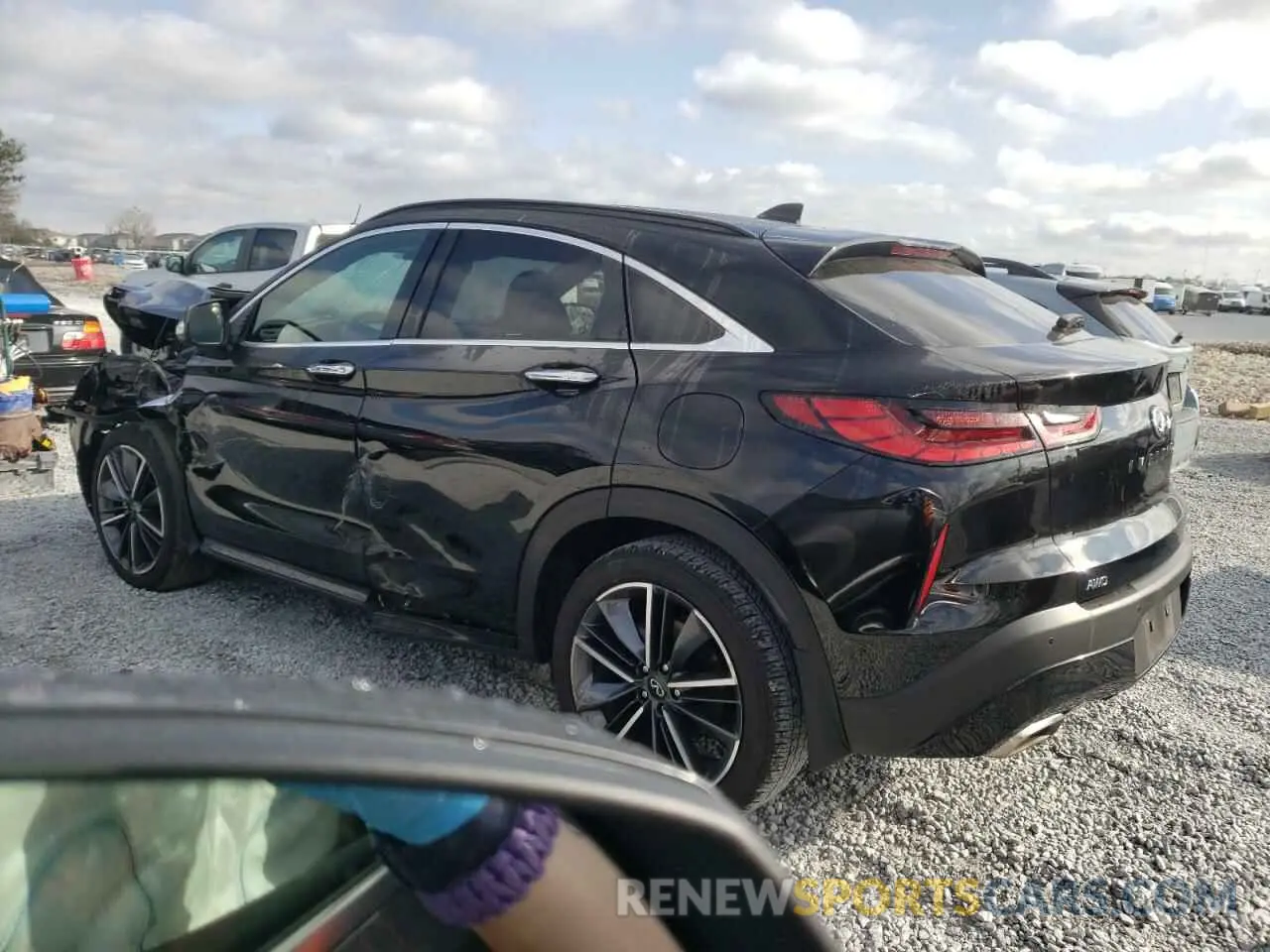 2 Фотография поврежденного автомобиля 3PCAJ5KRXRF108182 INFINITI QX55 ESSEN 2024