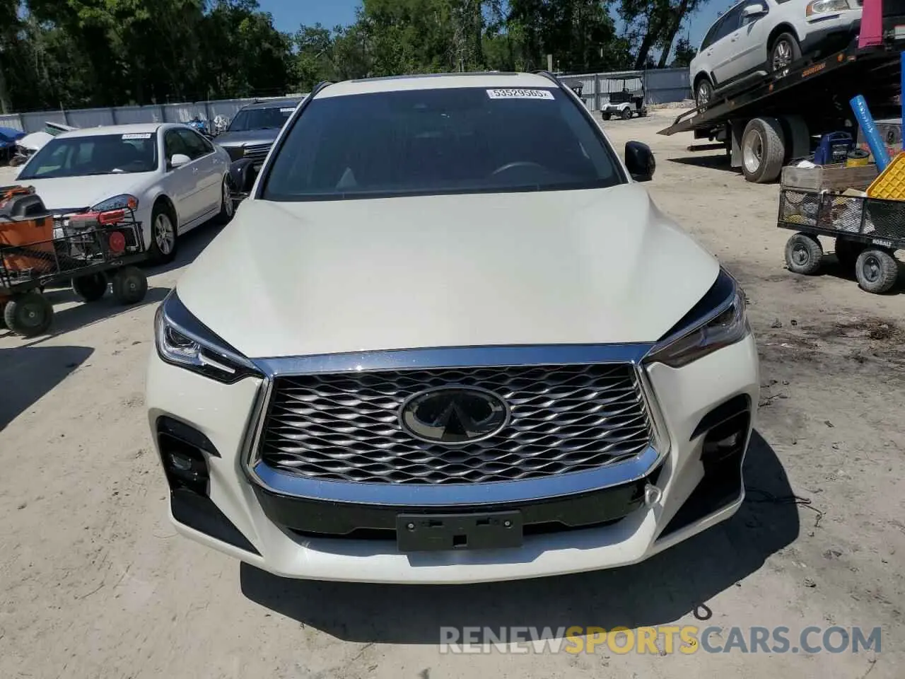5 Фотография поврежденного автомобиля 3PCAJ5J34NF103809 INFINITI QX55 LUXE 2022