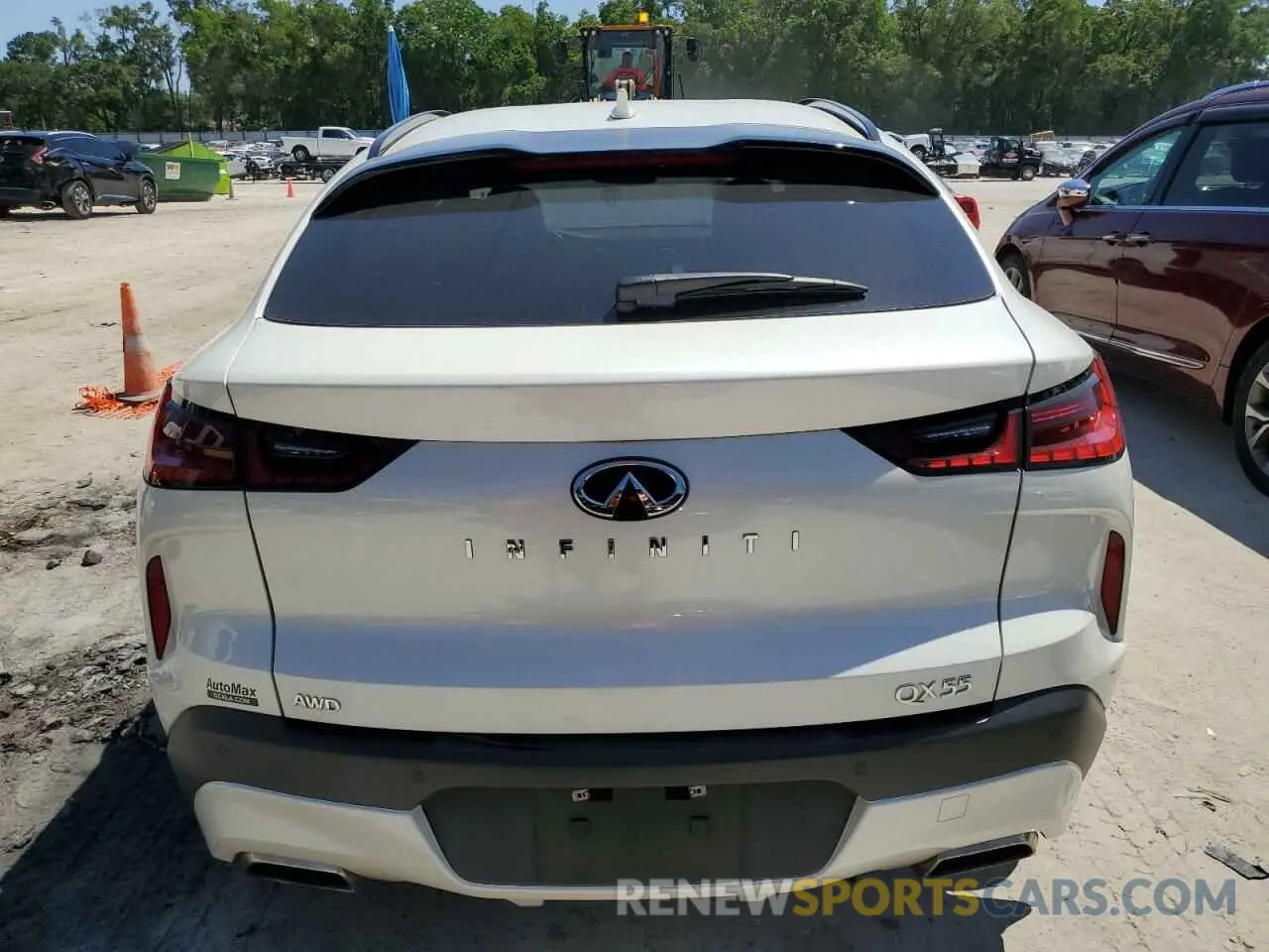 6 Фотография поврежденного автомобиля 3PCAJ5J34NF103809 INFINITI QX55 LUXE 2022