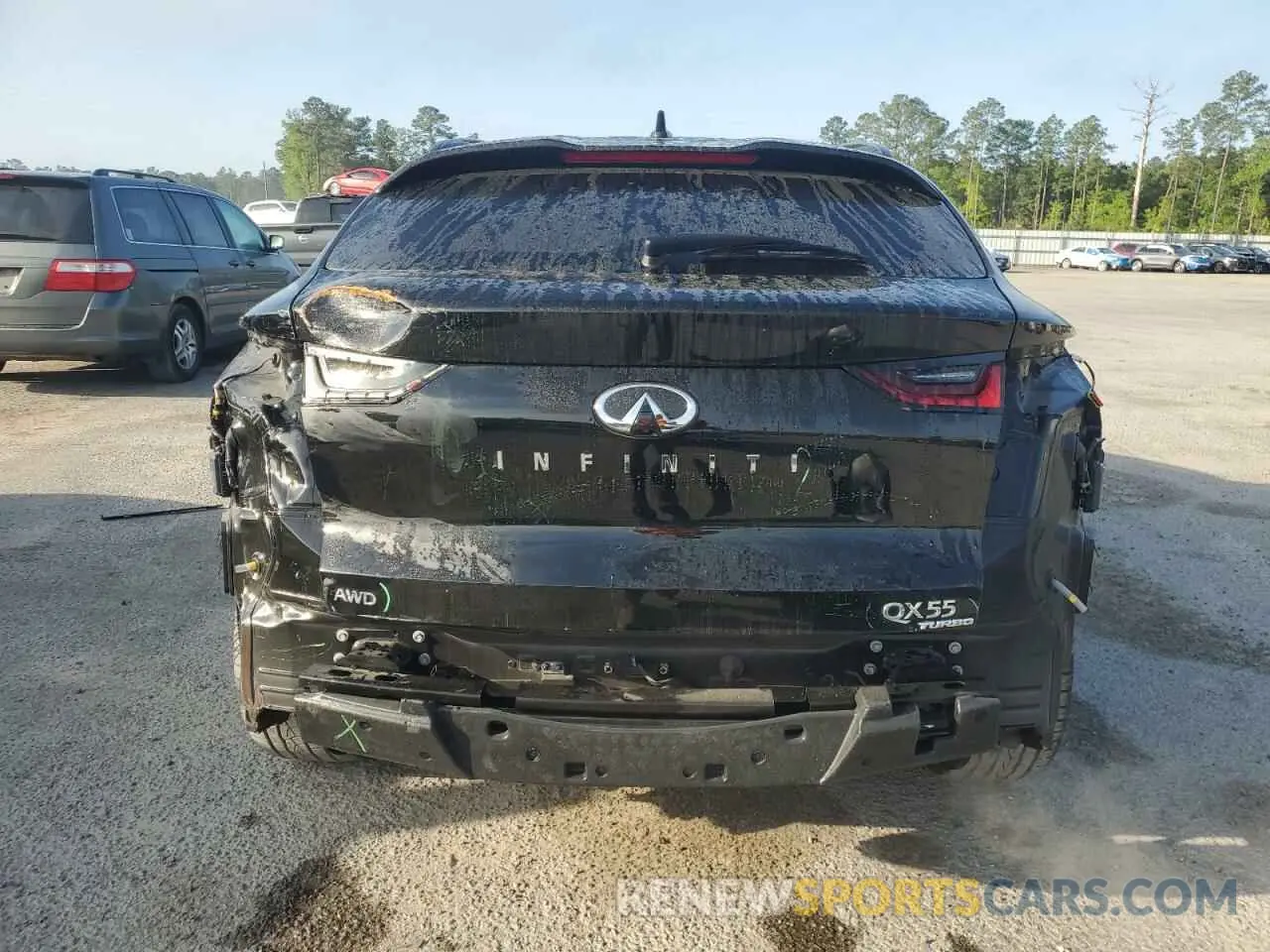 6 Фотография поврежденного автомобиля 3PCAJ5JR3PF106854 INFINITI QX55 LUXE 2023