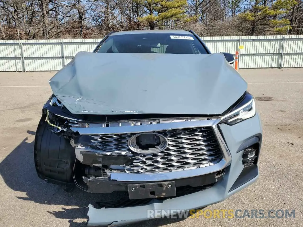 5 Фотография поврежденного автомобиля 3PCAJ5JR9PF118989 INFINITI QX55 LUXE 2023