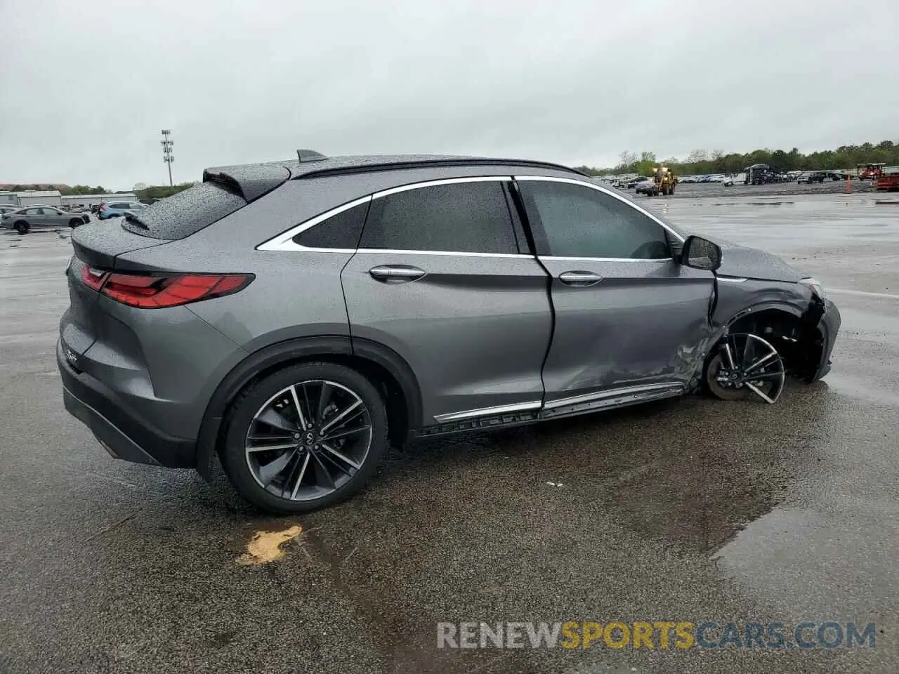 3 Photograph of a damaged car 3PCAJ5JR9PF124484 INFINITI QX55 LUXE 2023