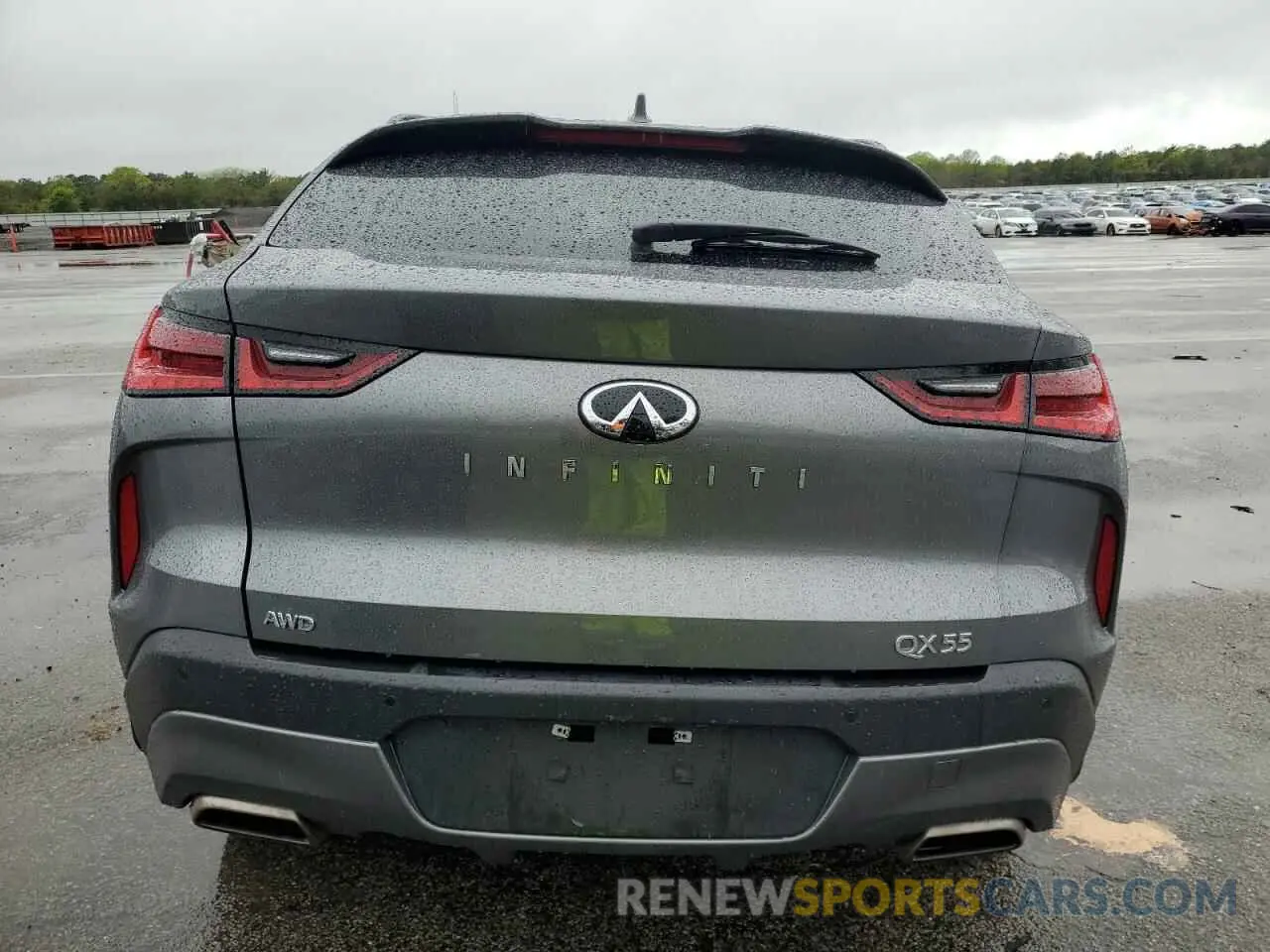 6 Photograph of a damaged car 3PCAJ5JR9PF124484 INFINITI QX55 LUXE 2023