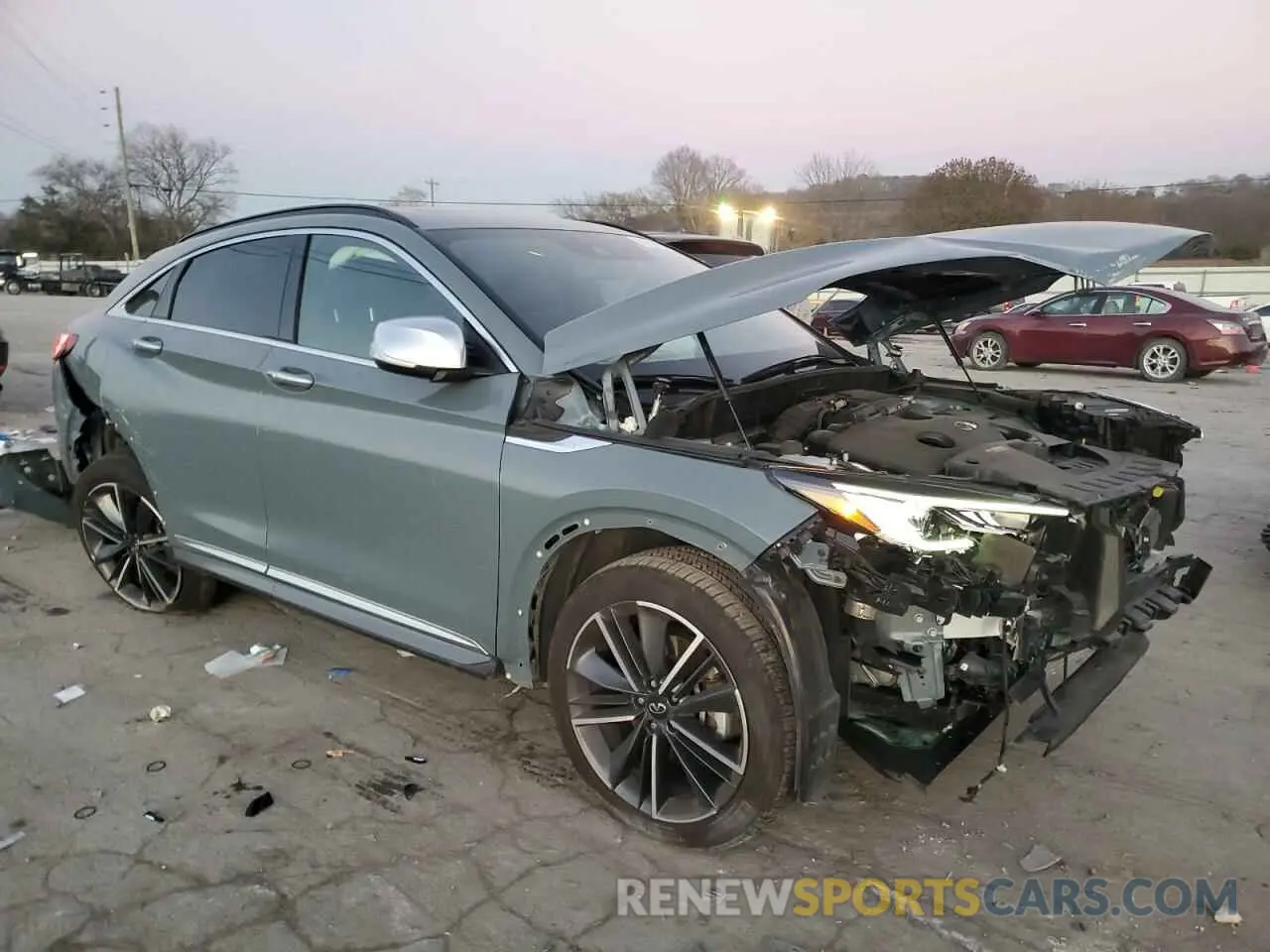 4 Photograph of a damaged car 3PCAJ5JR4RF104646 INFINITI QX55 LUXE 2024