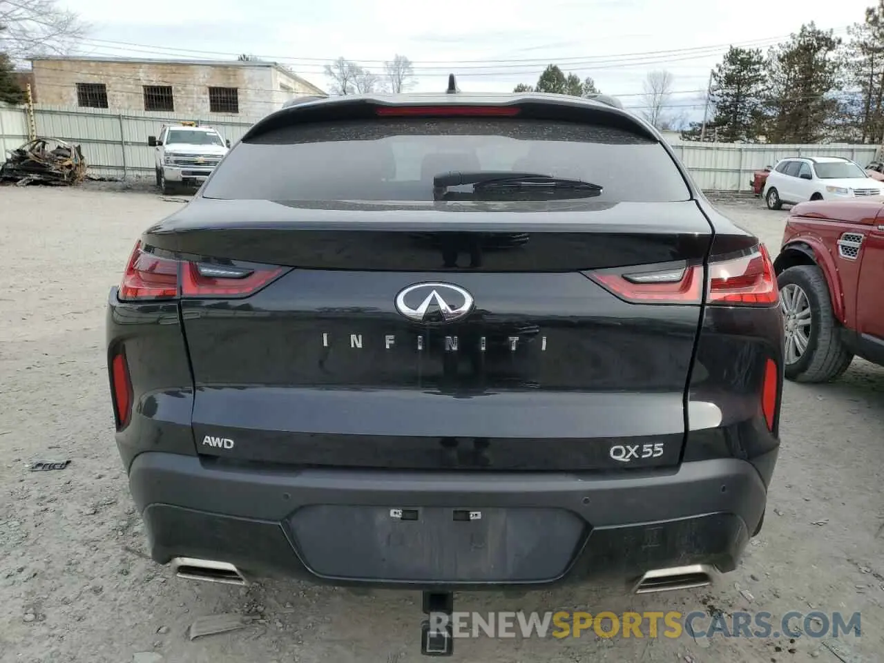 6 Фотография поврежденного автомобиля 3PCAJ5JR5RF110911 INFINITI QX55 LUXE 2024