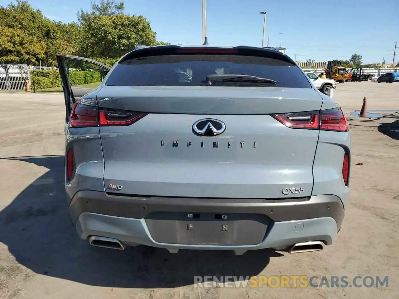 6 Photograph of a damaged car 3PCAJ5JR6RF113316 INFINITI QX55 LUXE 2024