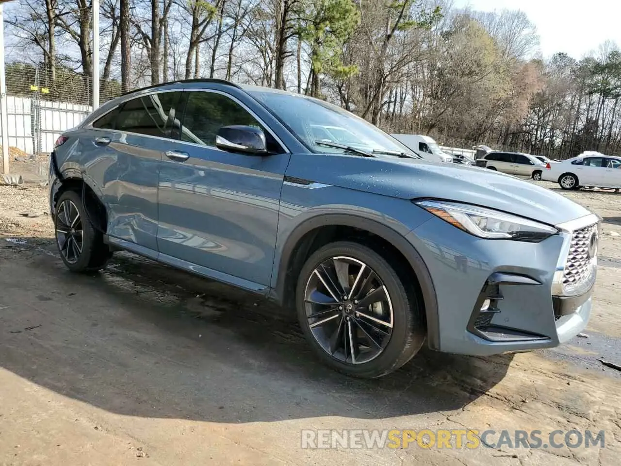 4 Photograph of a damaged car 3PCAJ5L31NF105594 INFINITI QX55 SENSO 2022