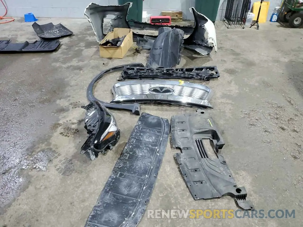 13 Фотография поврежденного автомобиля 3PCAJ5L34NF101426 INFINITI QX55 SENSO 2022