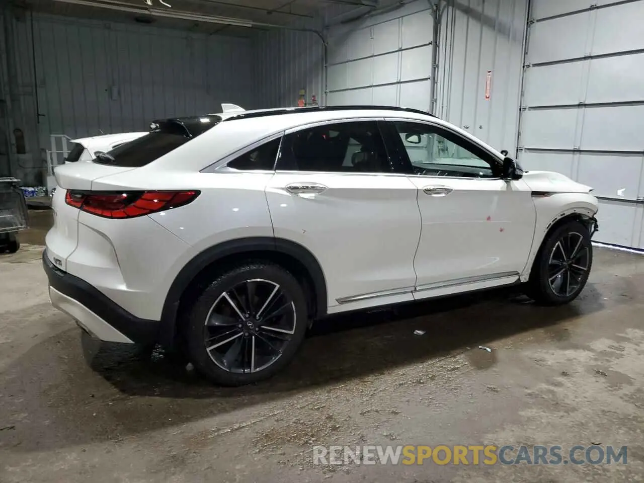3 Фотография поврежденного автомобиля 3PCAJ5L34NF101426 INFINITI QX55 SENSO 2022