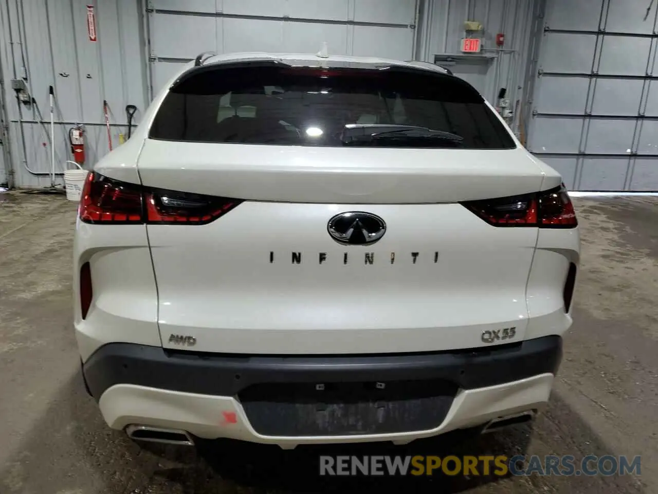 6 Фотография поврежденного автомобиля 3PCAJ5L34NF101426 INFINITI QX55 SENSO 2022