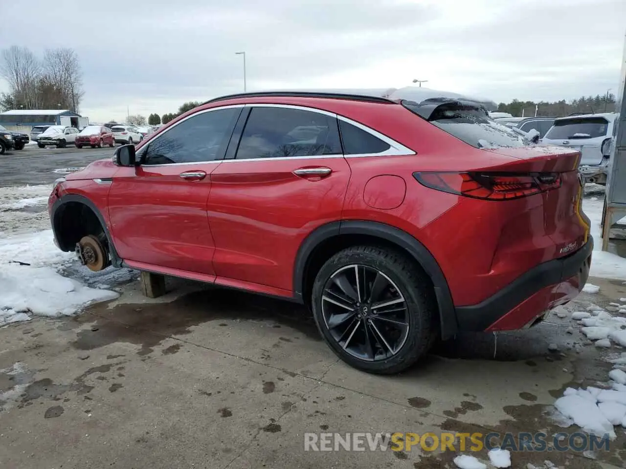 2 Фотография поврежденного автомобиля 3PCAJ5L36NF100049 INFINITI QX55 SENSO 2022