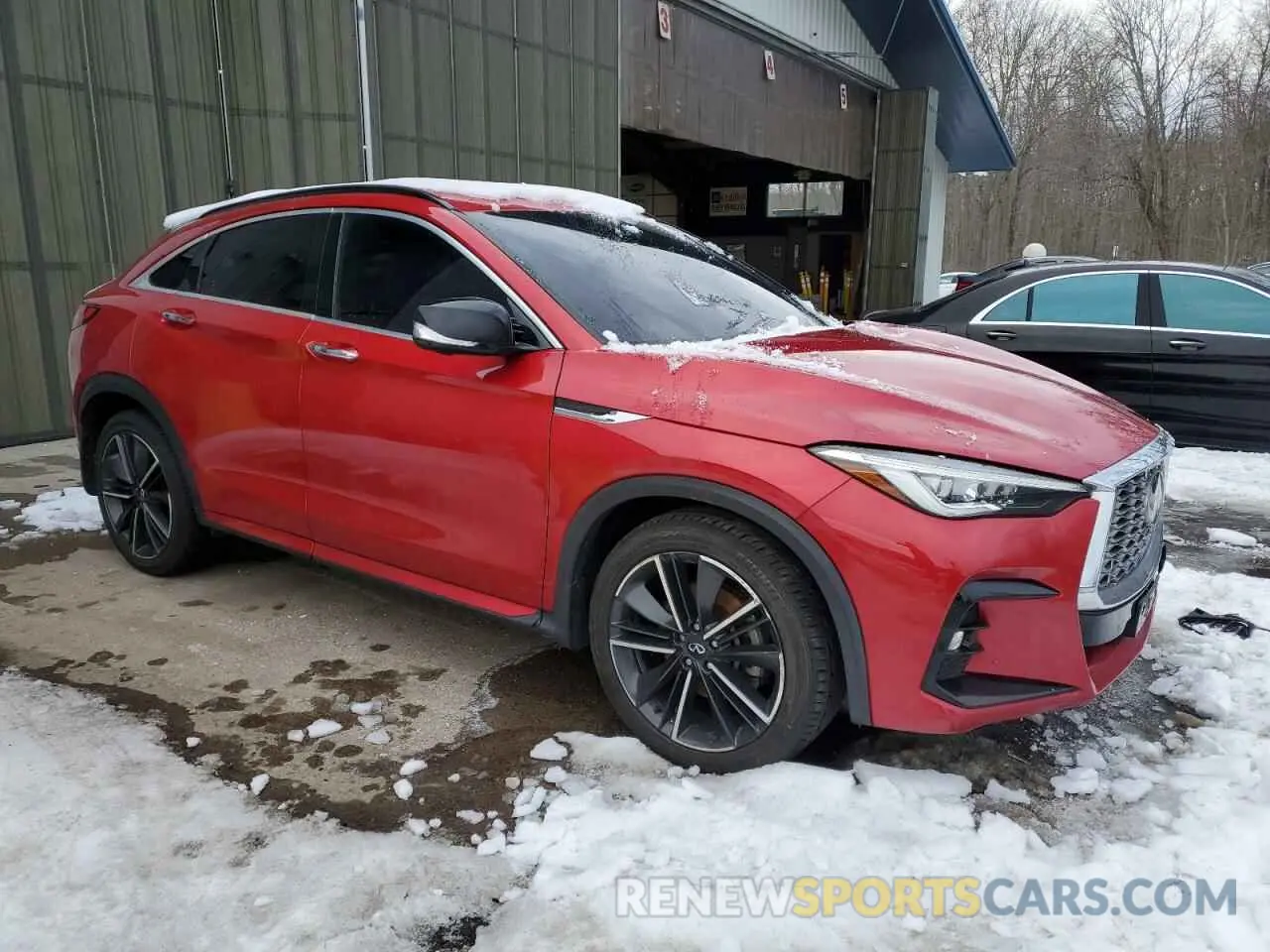 4 Фотография поврежденного автомобиля 3PCAJ5L36NF100049 INFINITI QX55 SENSO 2022