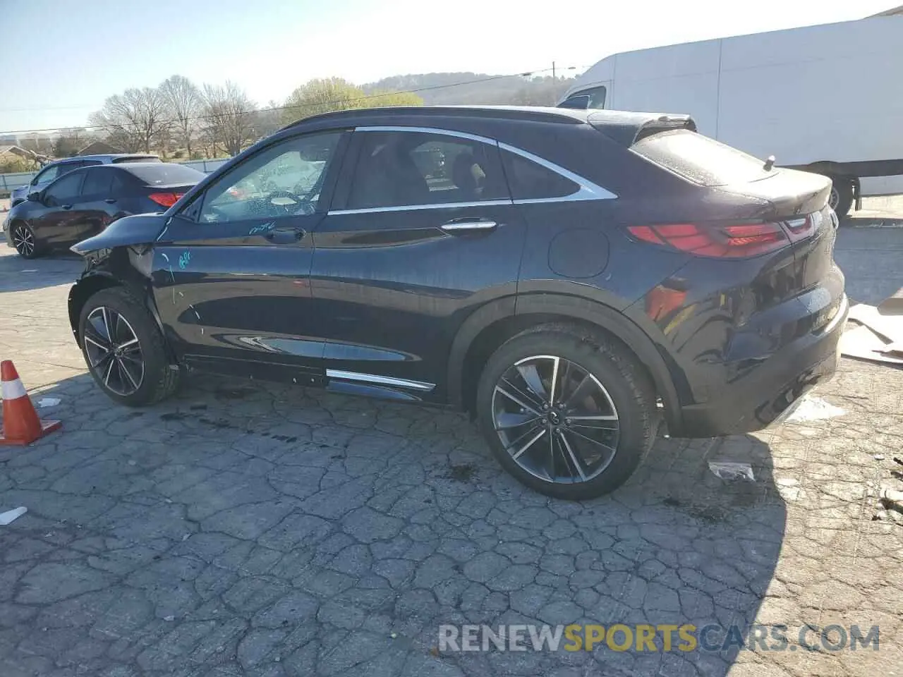 2 Photograph of a damaged car 3PCAJ5LR8SF106435 INFINITI QX55 SENSO 2025