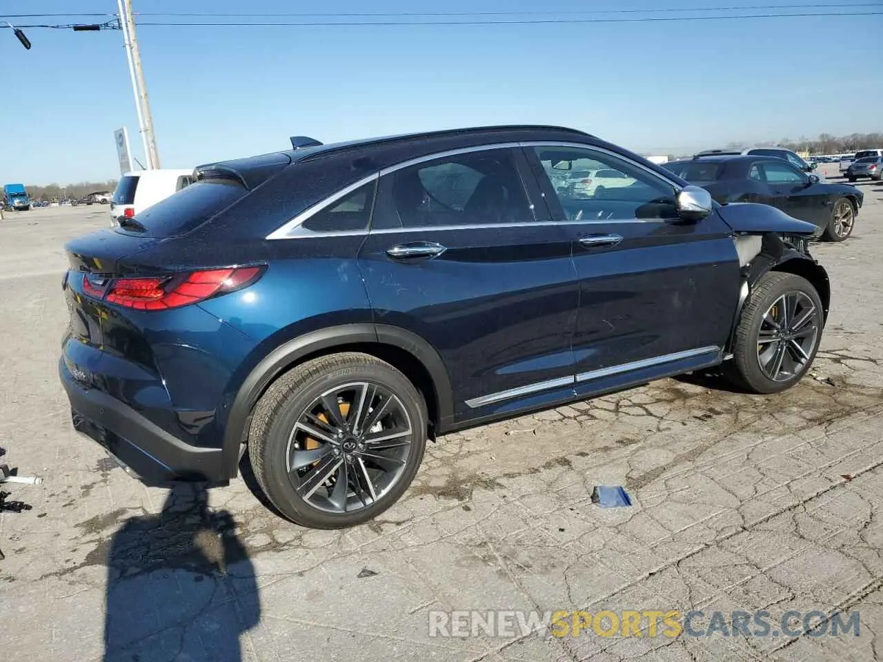 3 Photograph of a damaged car 3PCAJ5LR8SF106435 INFINITI QX55 SENSO 2025