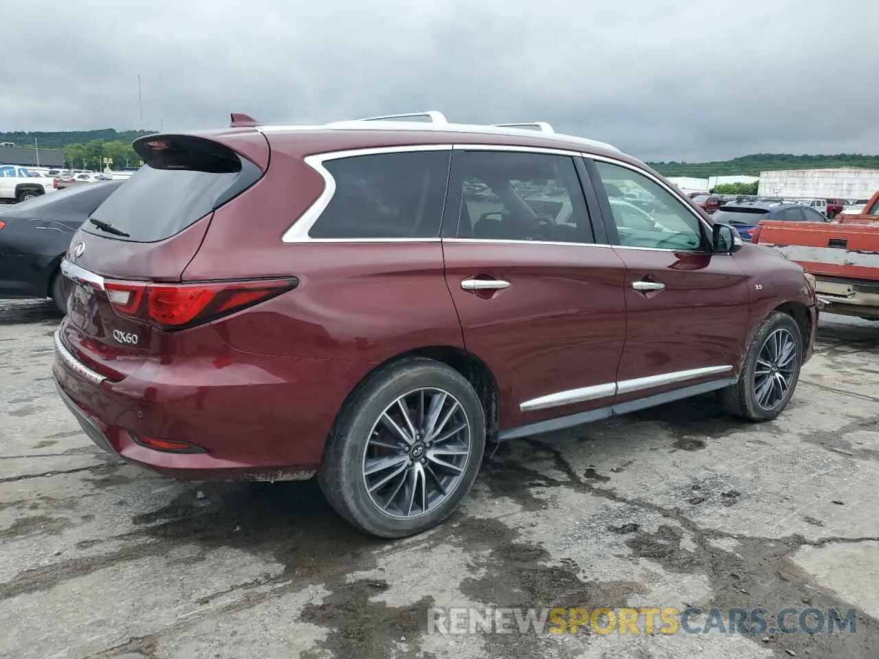 3 Photograph of a damaged car 5N1DL0MM1KC524115 INFINITI QX60 2019