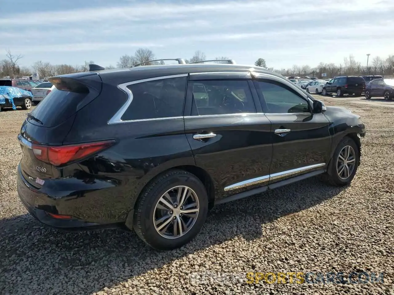 3 Photograph of a damaged car 5N1DL0MM1KC529542 INFINITI QX60 2019