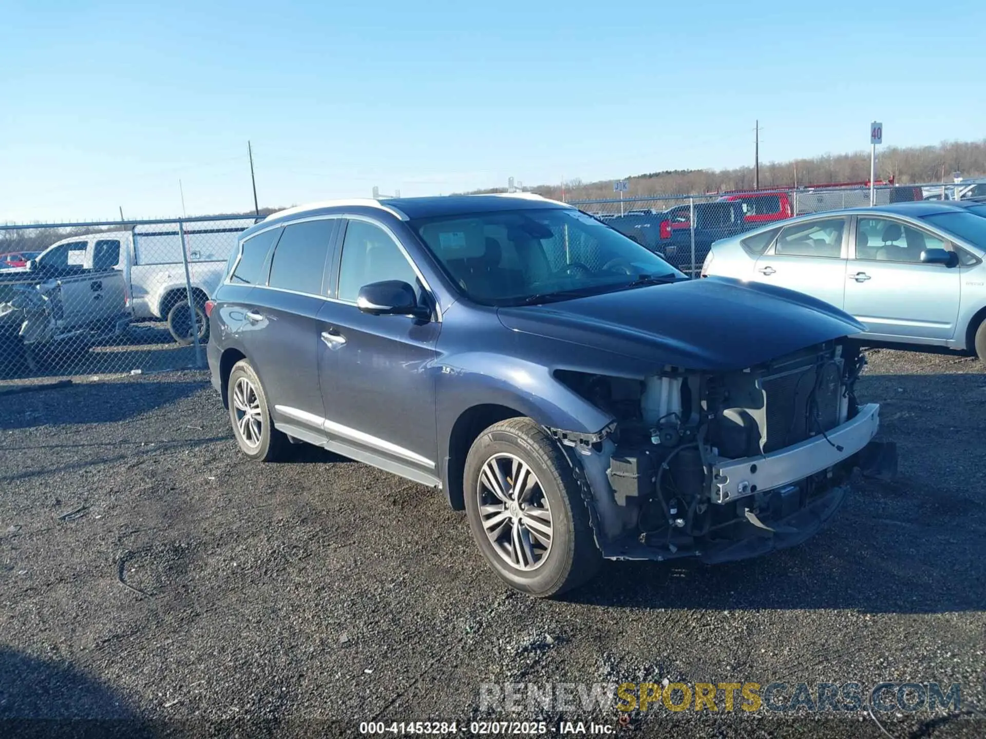 1 Photograph of a damaged car 5N1DL0MM2KC507484 INFINITI QX60 2019