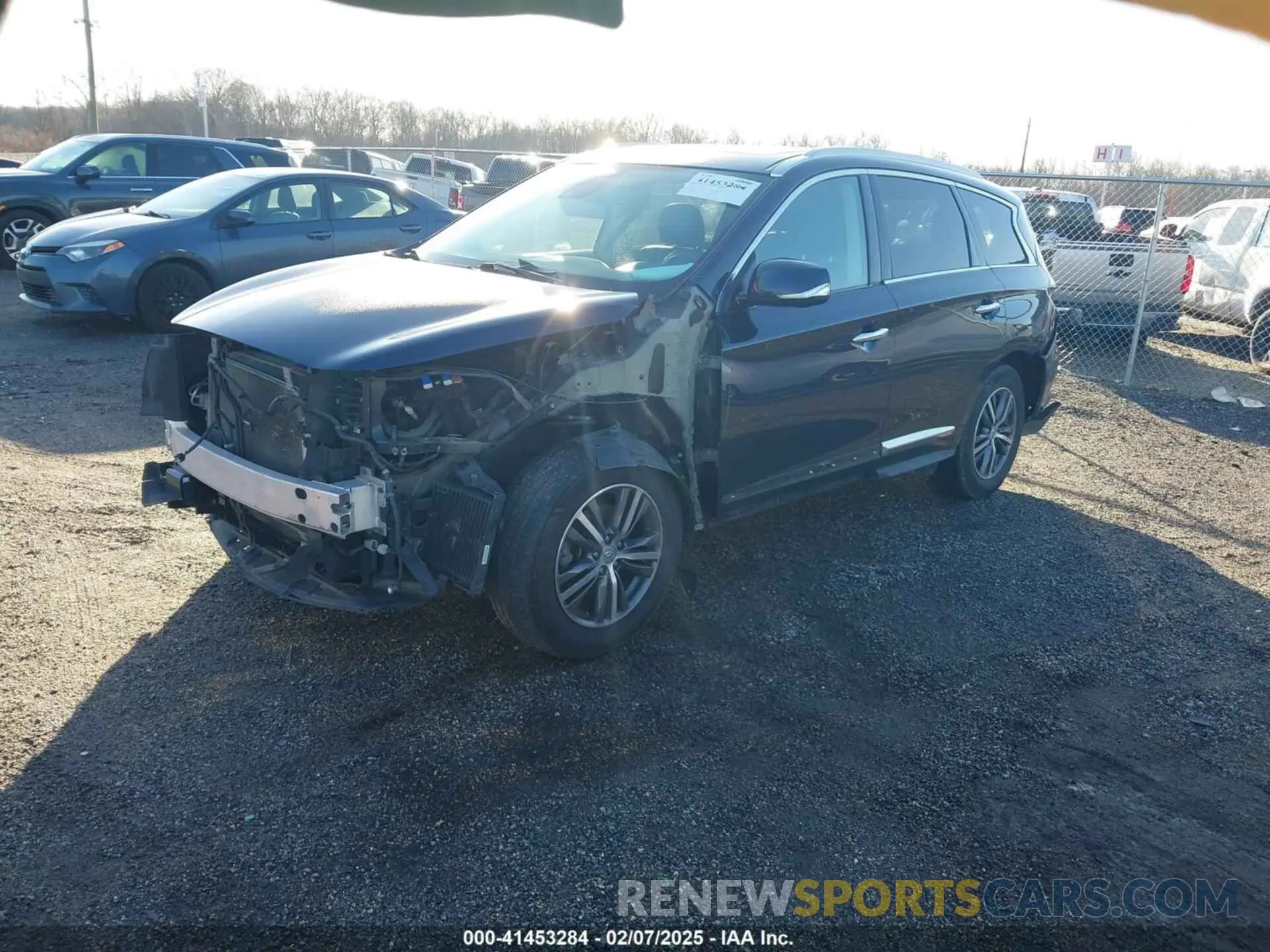 2 Photograph of a damaged car 5N1DL0MM2KC507484 INFINITI QX60 2019