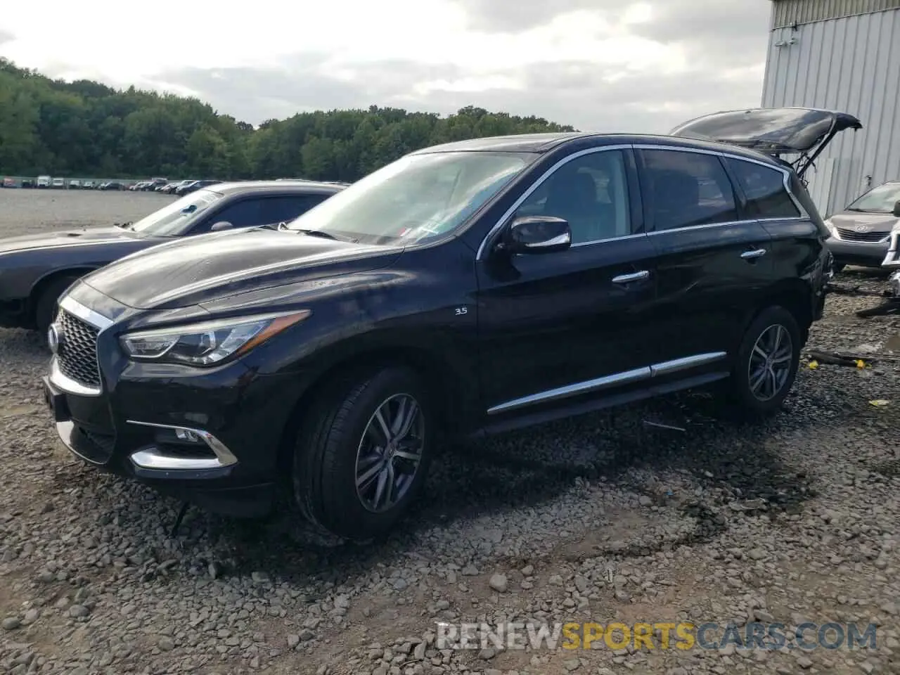 1 Photograph of a damaged car 5N1DL0MM2KC515858 INFINITI QX60 2019