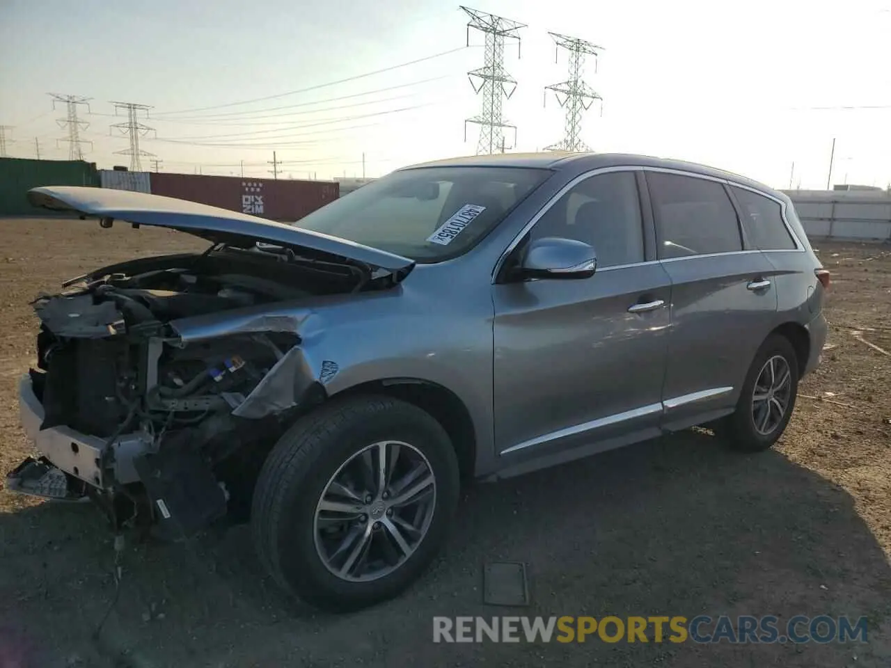 1 Фотография поврежденного автомобиля 5N1DL0MM2KC561173 INFINITI QX60 2019