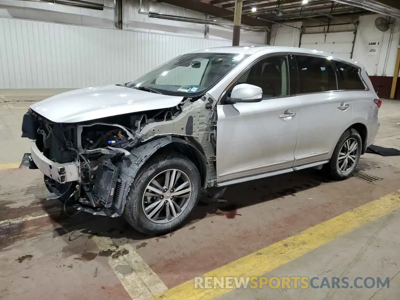 1 Фотография поврежденного автомобиля 5N1DL0MM3KC531079 INFINITI QX60 2019