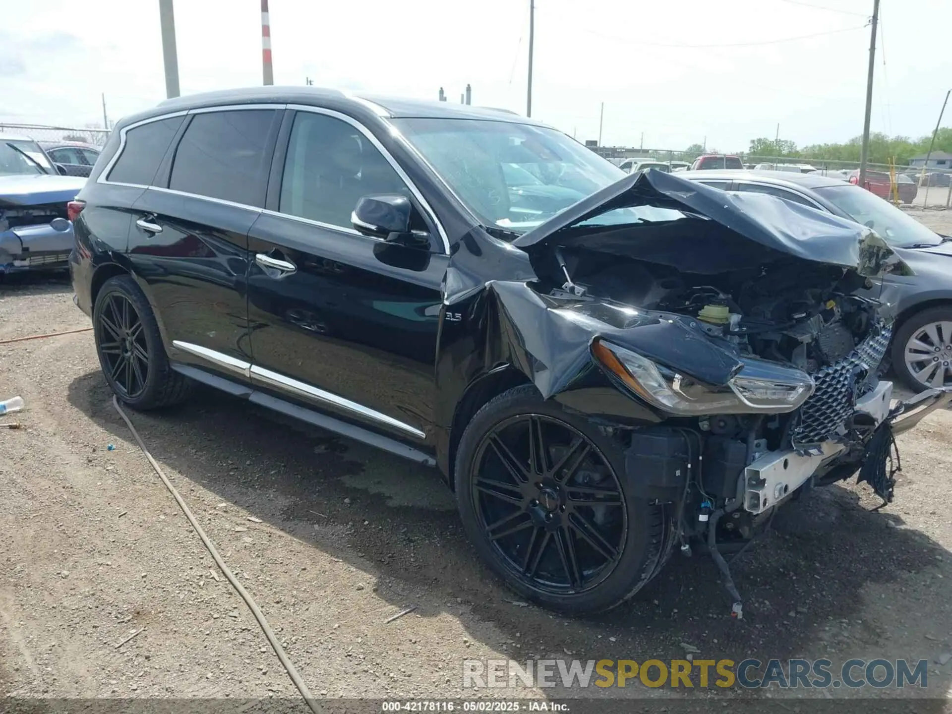 1 Photograph of a damaged car 5N1DL0MM3KC534242 INFINITI QX60 2019