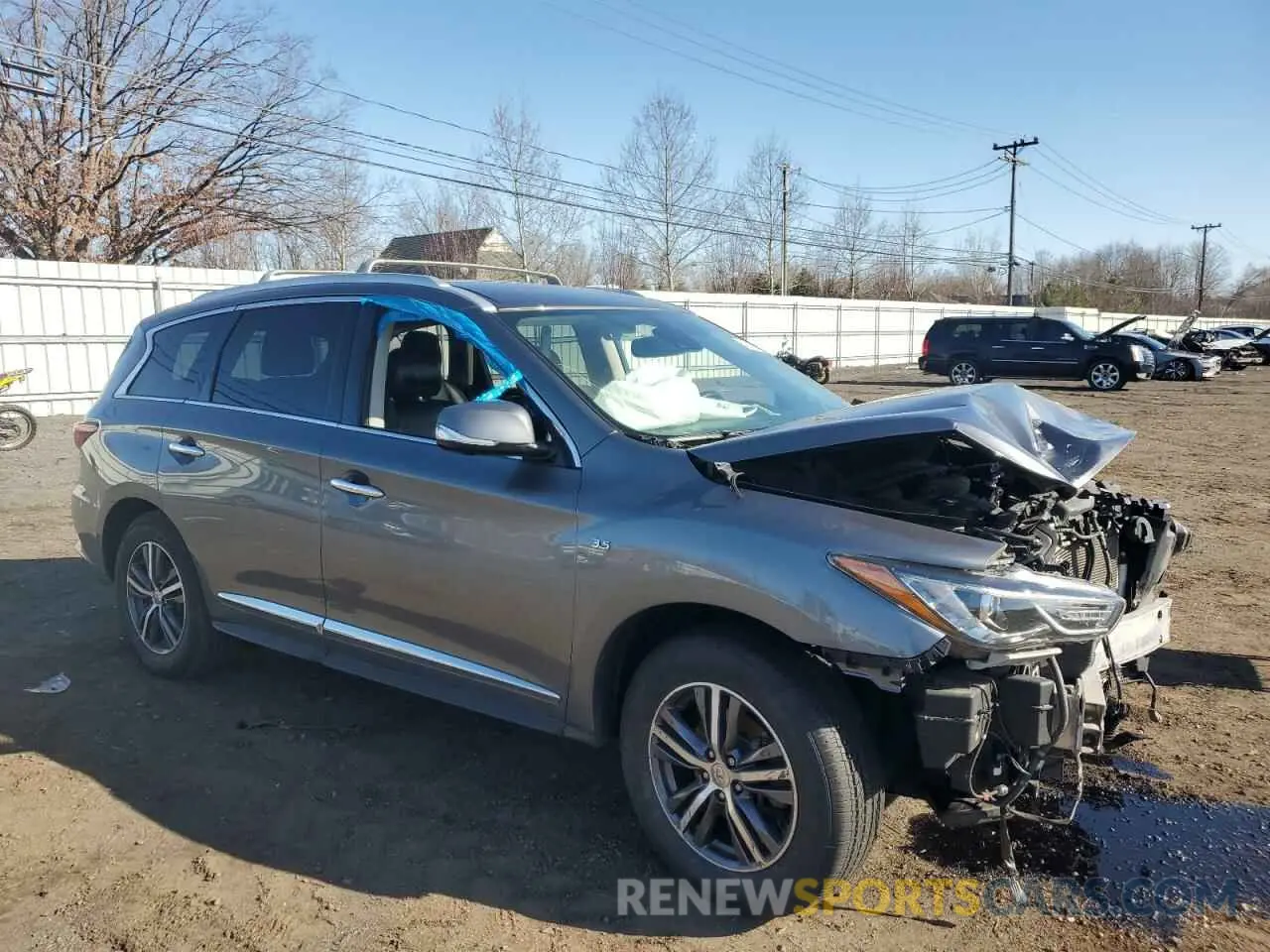 4 Photograph of a damaged car 5N1DL0MM3KC549985 INFINITI QX60 2019