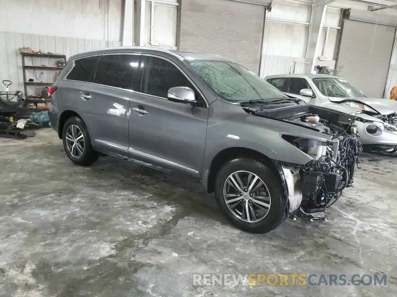 4 Photograph of a damaged car 5N1DL0MM5KC528717 INFINITI QX60 2019