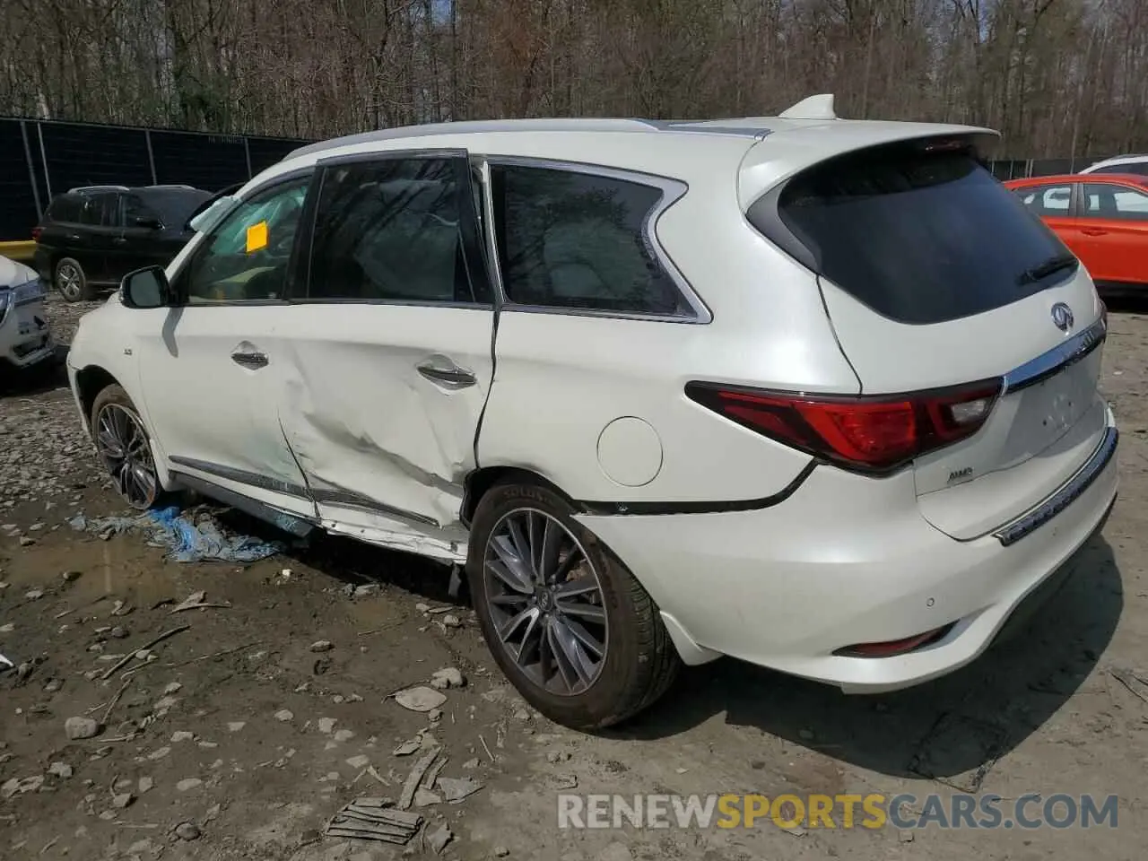 2 Photograph of a damaged car 5N1DL0MM5KC533156 INFINITI QX60 2019