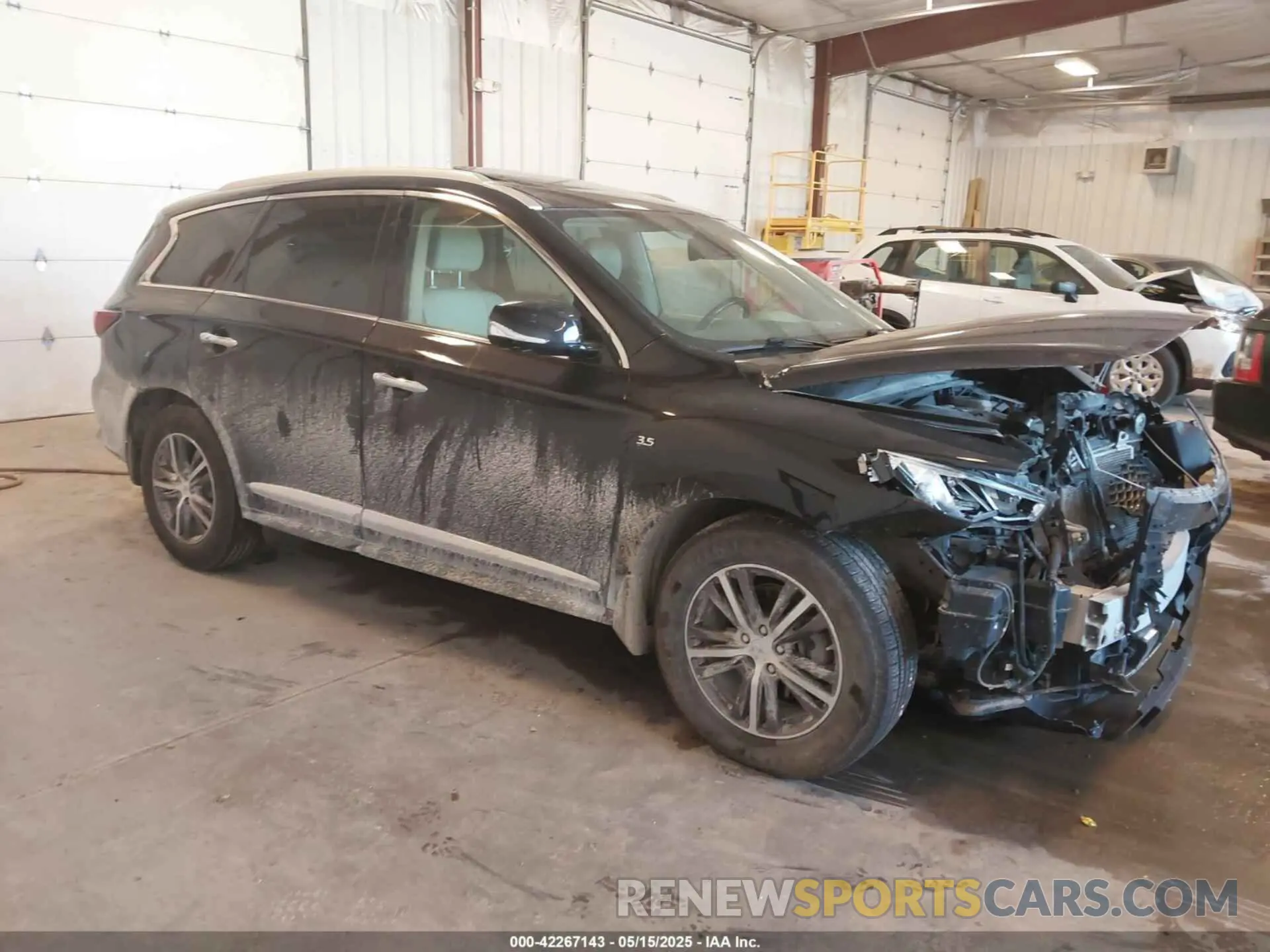 1 Photograph of a damaged car 5N1DL0MM6KC548023 INFINITI QX60 2019