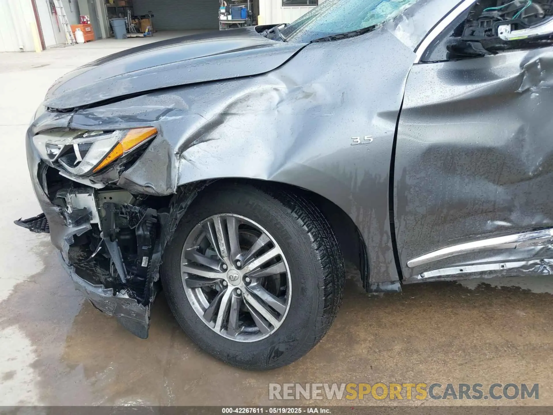 6 Фотография поврежденного автомобиля 5N1DL0MM6KC567199 INFINITI QX60 2019