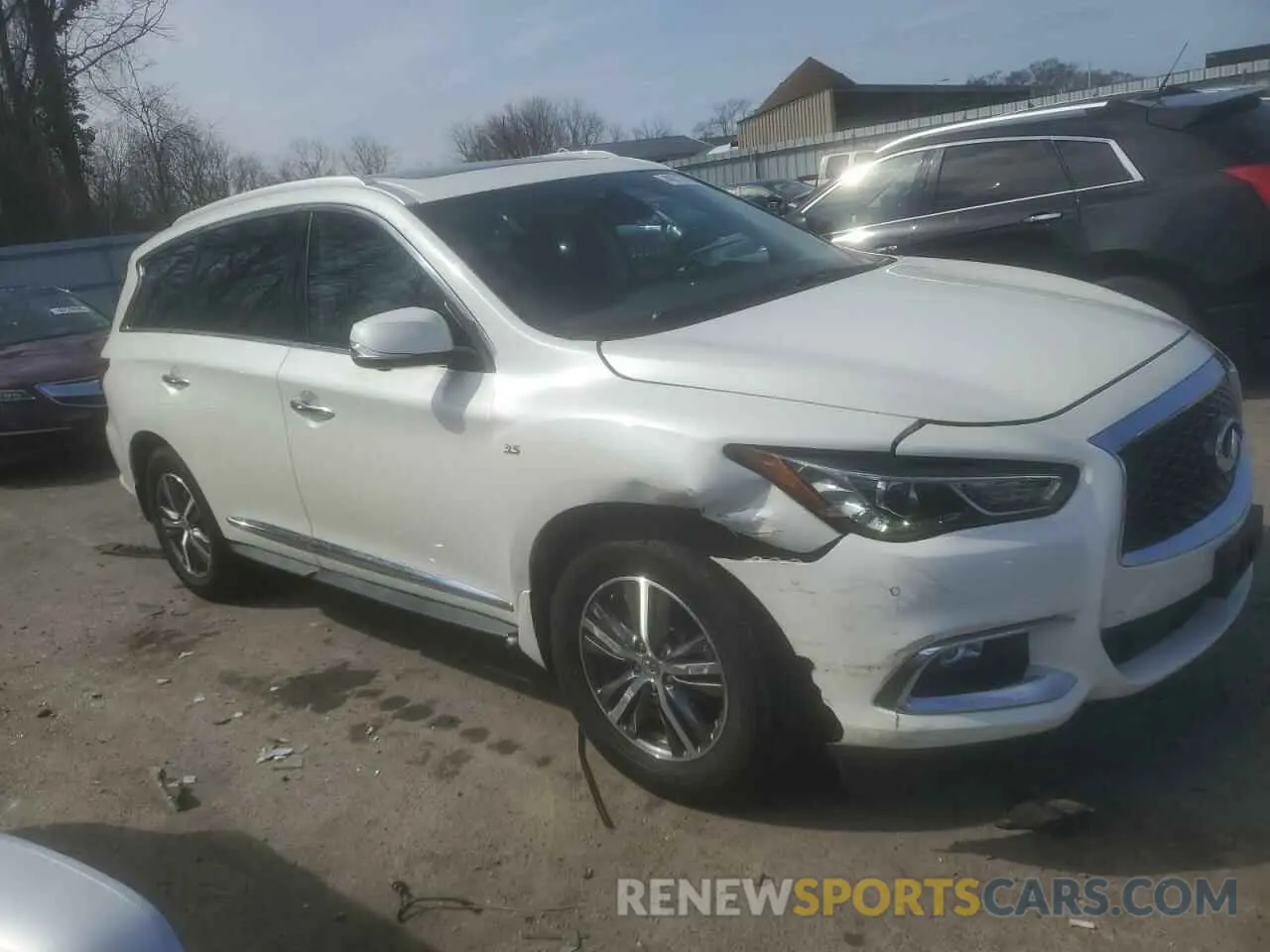 4 Фотография поврежденного автомобиля 5N1DL0MM7KC507321 INFINITI QX60 2019