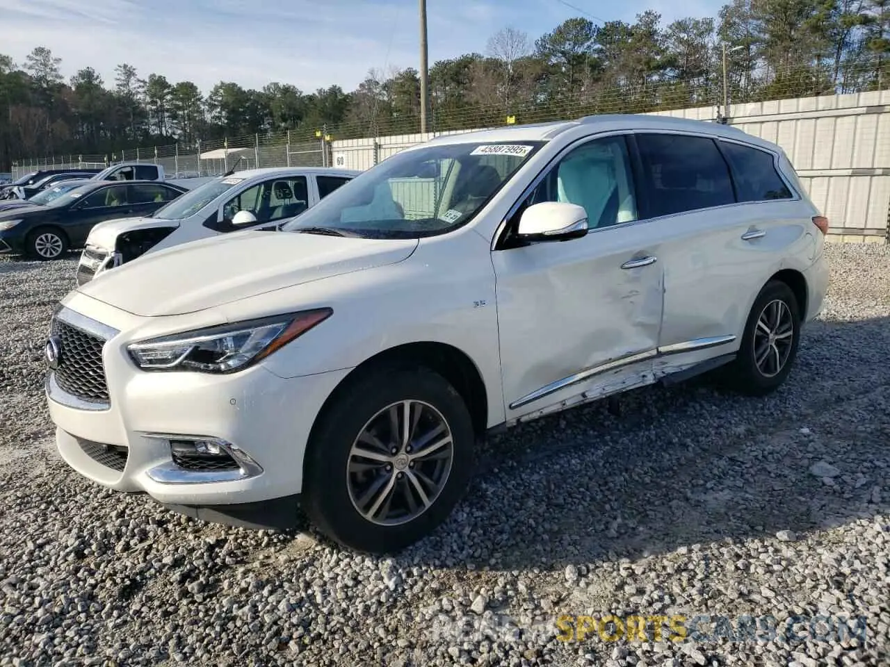 1 Photograph of a damaged car 5N1DL0MM7KC520098 INFINITI QX60 2019