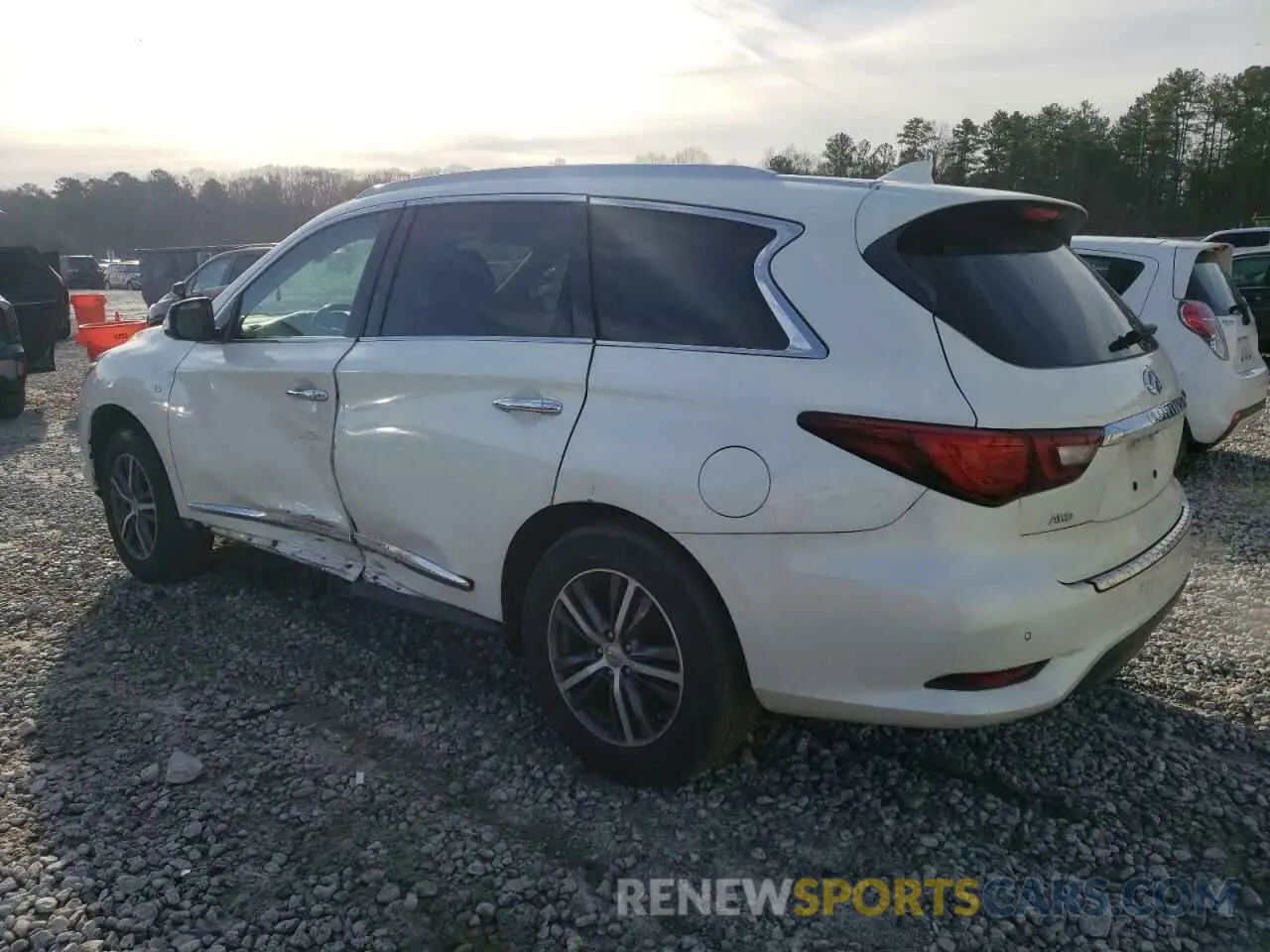 2 Photograph of a damaged car 5N1DL0MM7KC520098 INFINITI QX60 2019