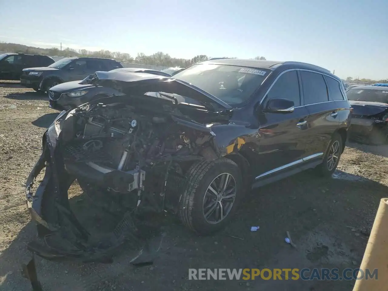 1 Фотография поврежденного автомобиля 5N1DL0MM7KC522482 INFINITI QX60 2019