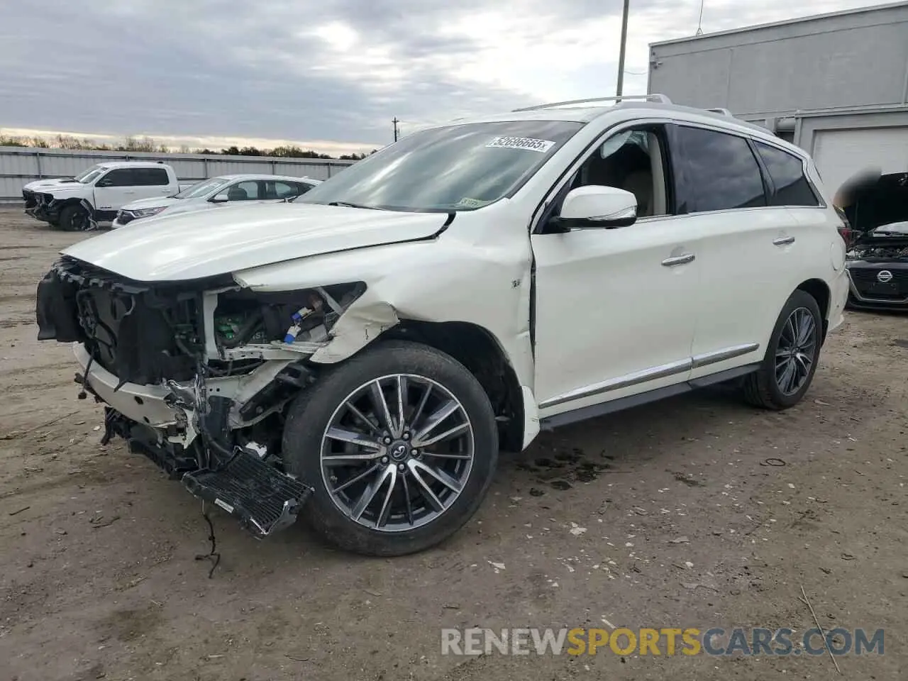 1 Photograph of a damaged car 5N1DL0MM7KC523230 INFINITI QX60 2019