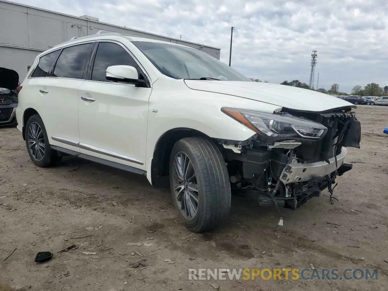 4 Photograph of a damaged car 5N1DL0MM7KC523230 INFINITI QX60 2019