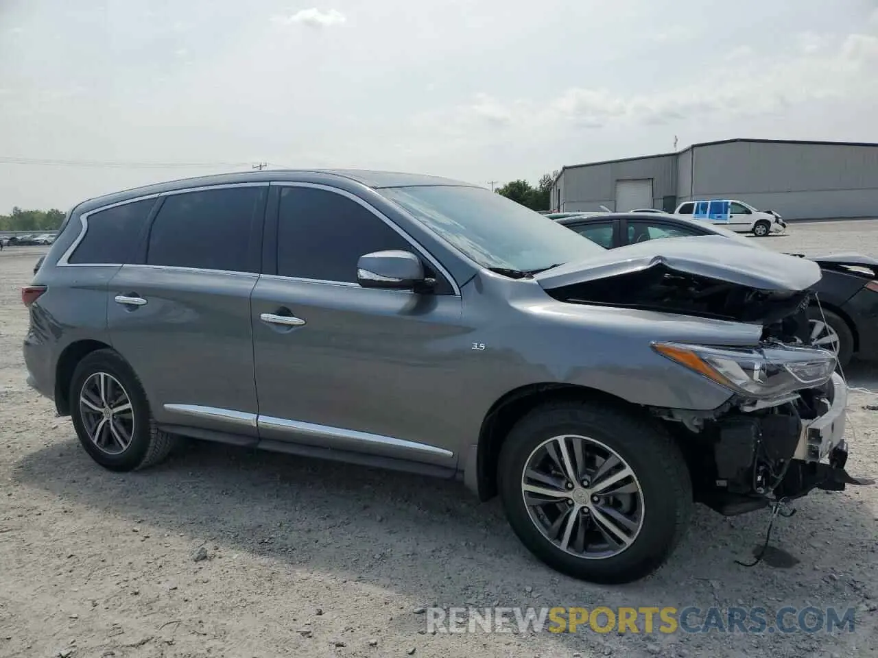 4 Photograph of a damaged car 5N1DL0MM8KC534334 INFINITI QX60 2019