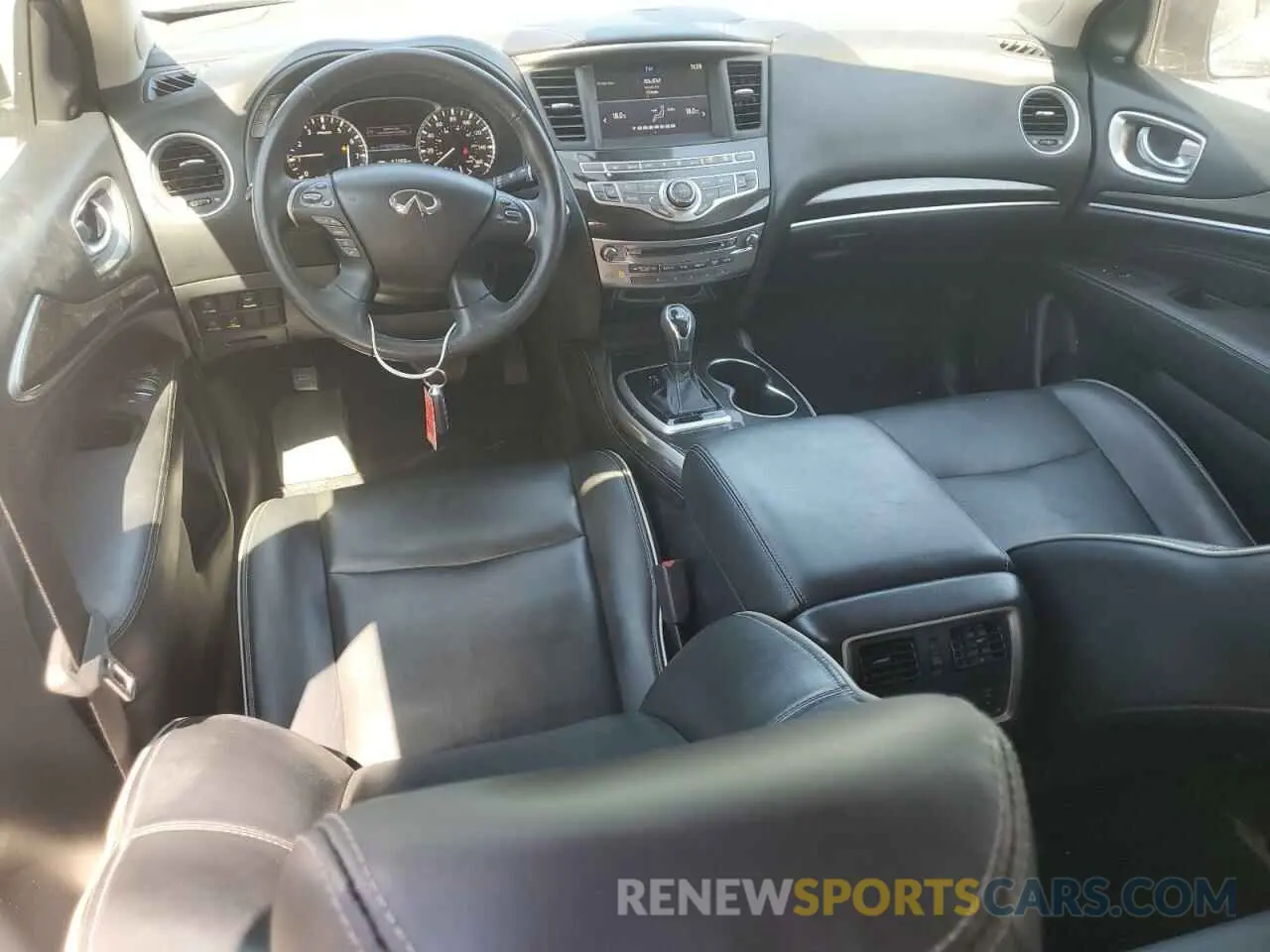 8 Фотография поврежденного автомобиля 5N1DL0MM9KC504209 INFINITI QX60 2019