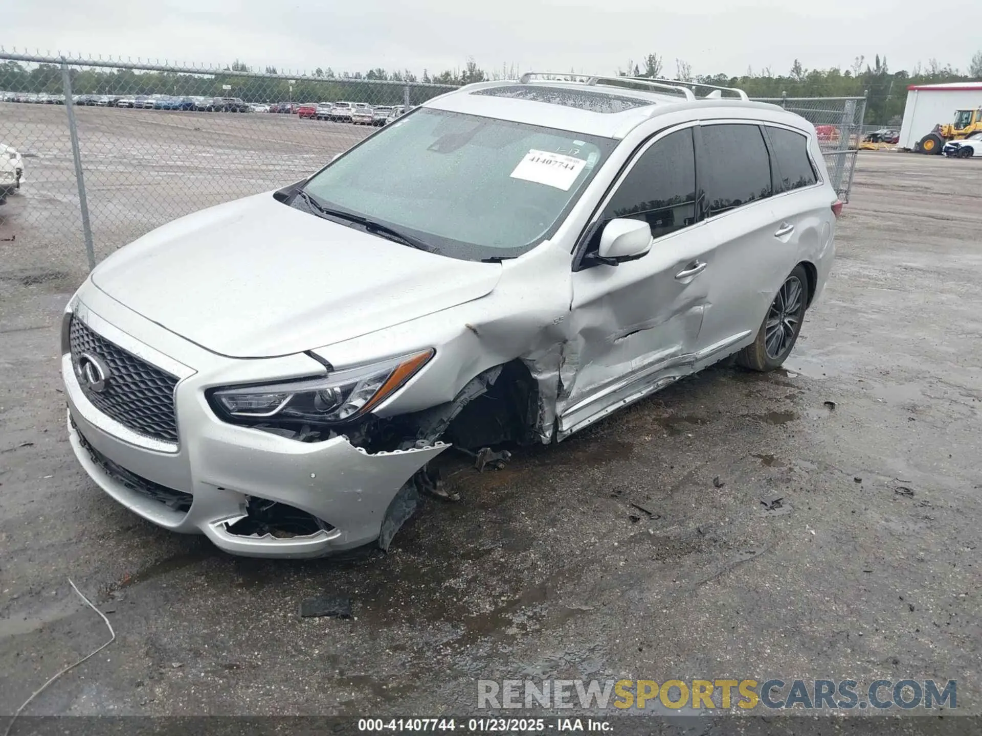 2 Photograph of a damaged car 5N1DL0MM9KC534133 INFINITI QX60 2019