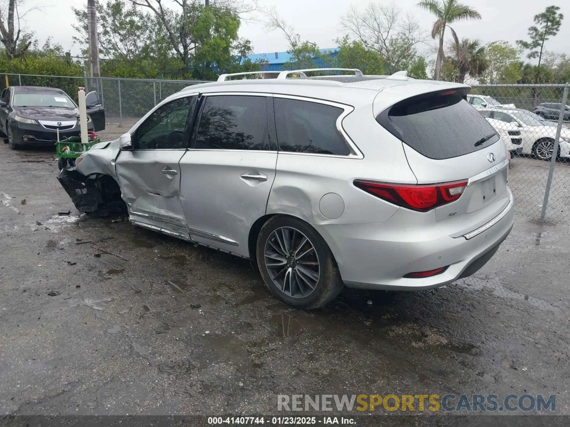 3 Photograph of a damaged car 5N1DL0MM9KC534133 INFINITI QX60 2019