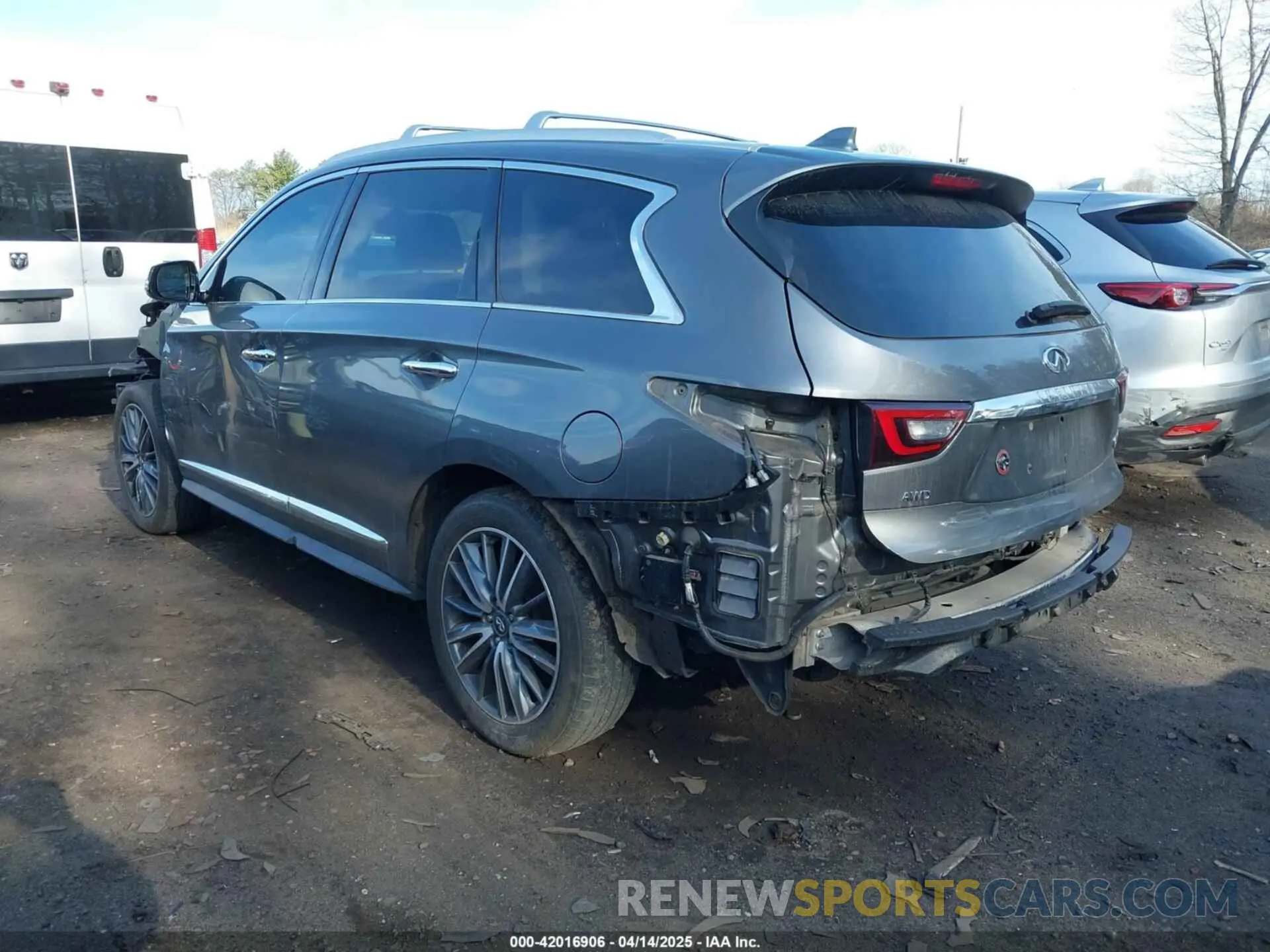 3 Фотография поврежденного автомобиля 5N1DL0MMXKC557498 INFINITI QX60 2019