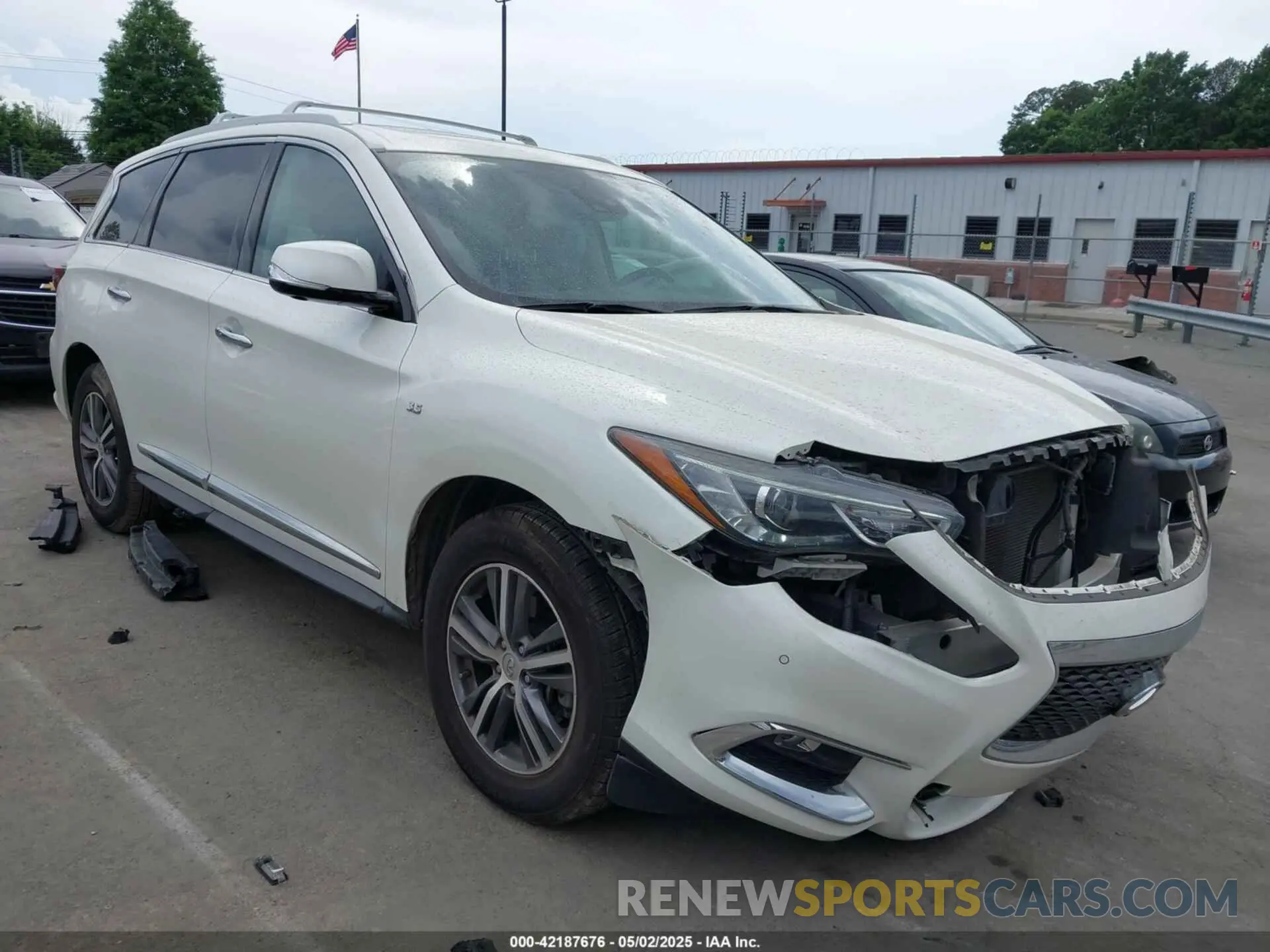 1 Photograph of a damaged car 5N1DL0MN0KC519691 INFINITI QX60 2019