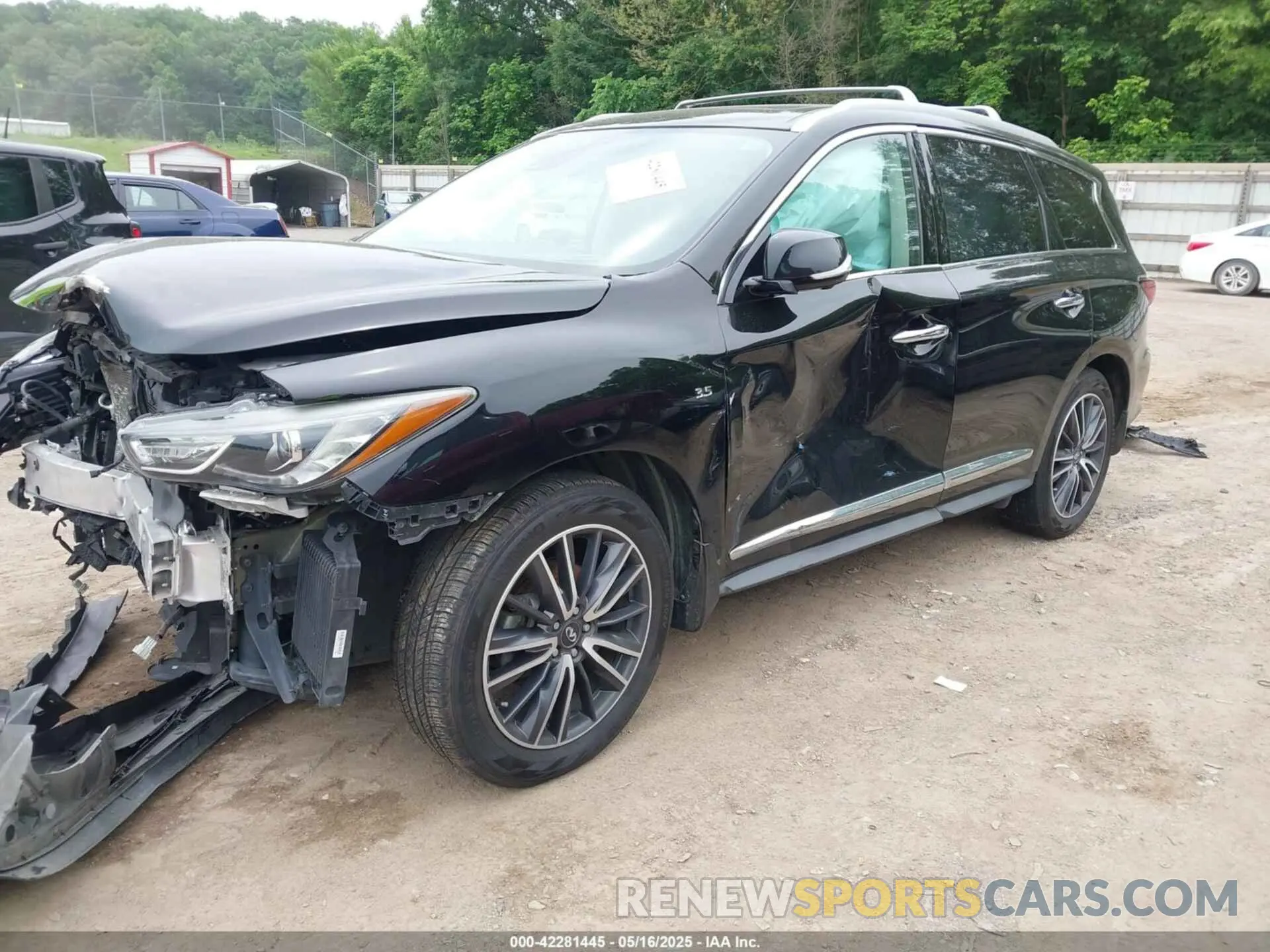 2 Photograph of a damaged car 5N1DL0MN0KC562508 INFINITI QX60 2019