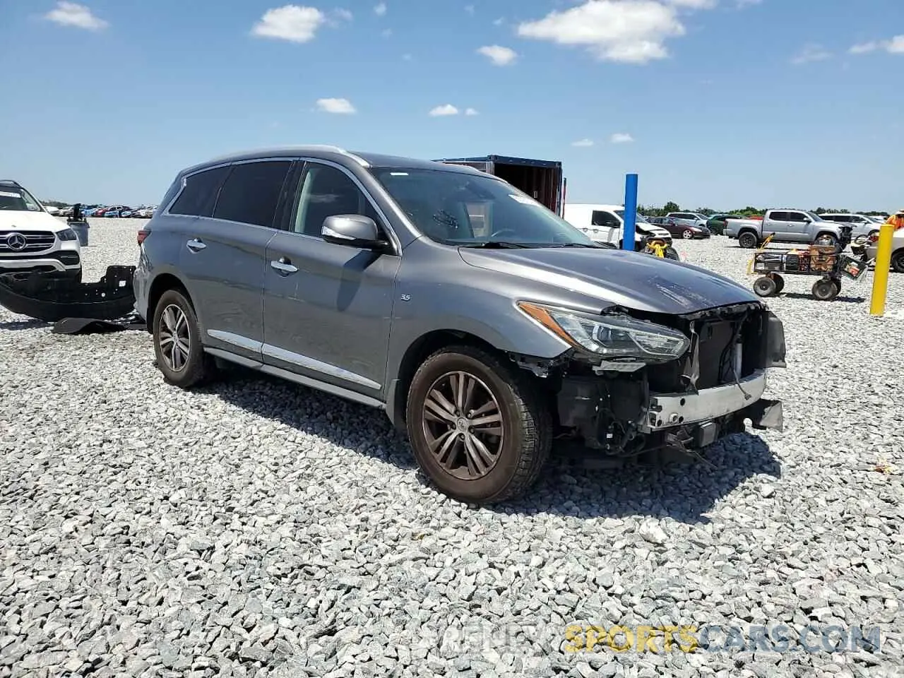 4 Фотография поврежденного автомобиля 5N1DL0MN1KC531526 INFINITI QX60 2019