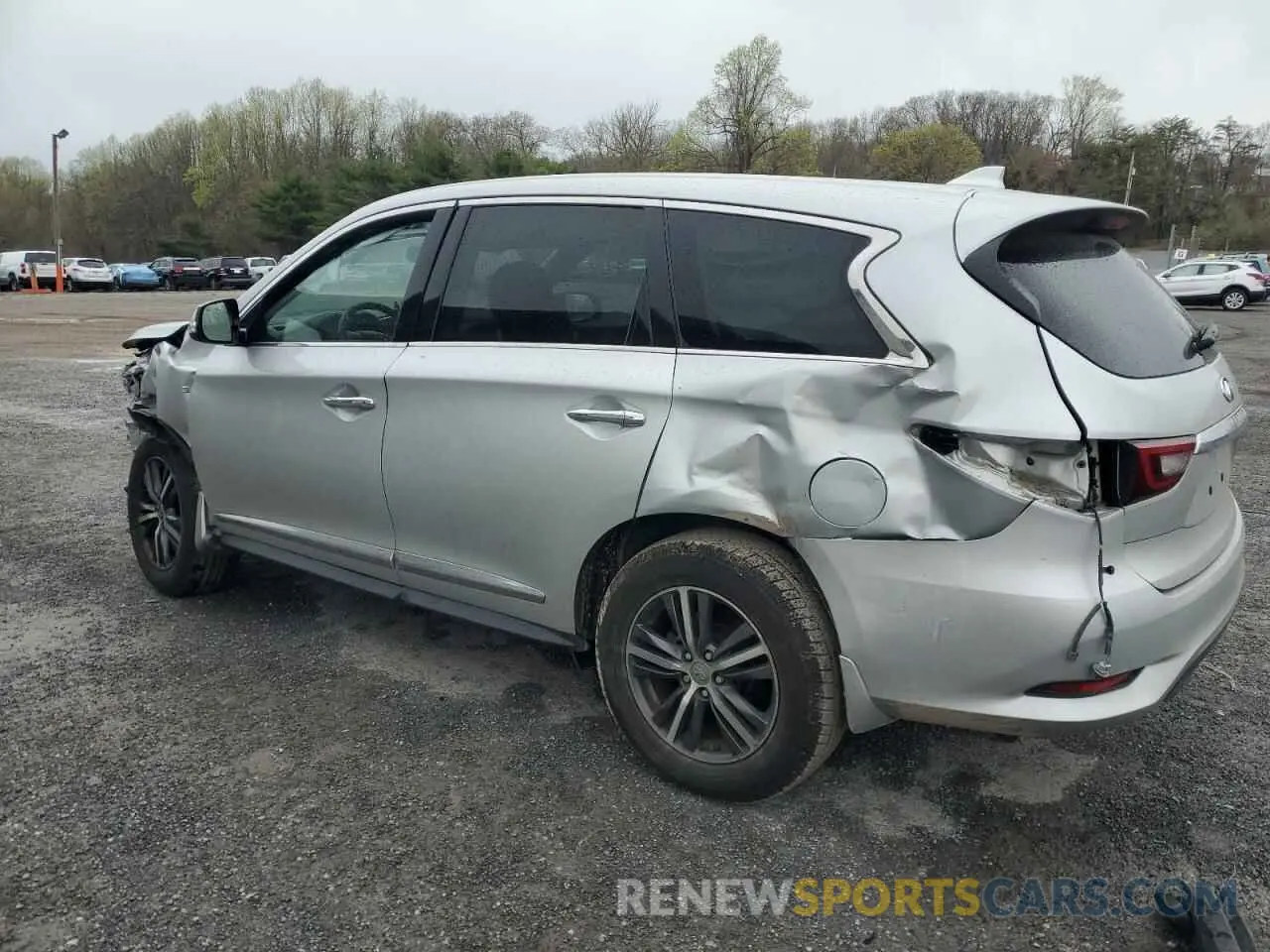 2 Photograph of a damaged car 5N1DL0MN1KC535141 INFINITI QX60 2019